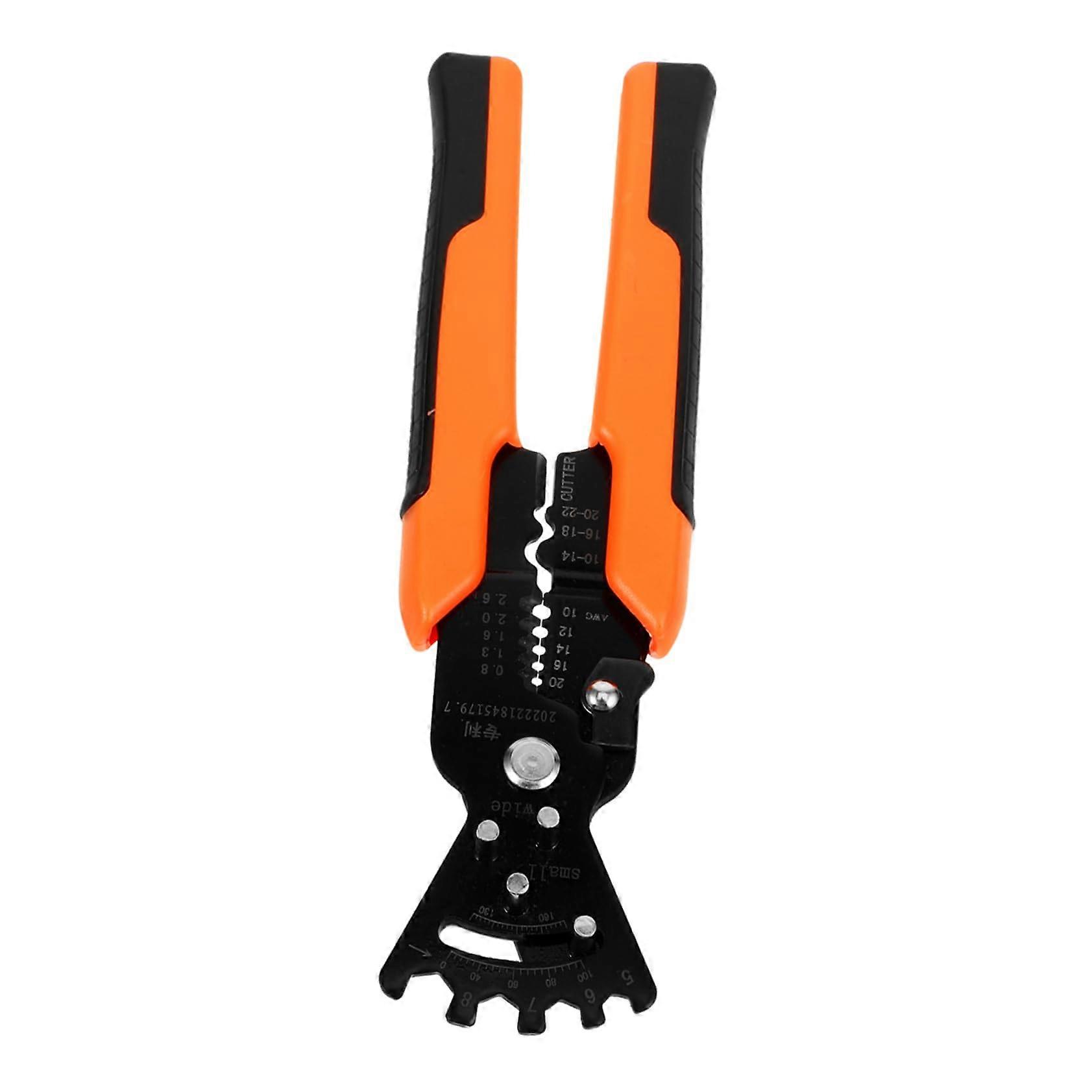 Wire Stripper and Cutter with Crimping Tool for Electricians and DIY, Compact Durable Pliers