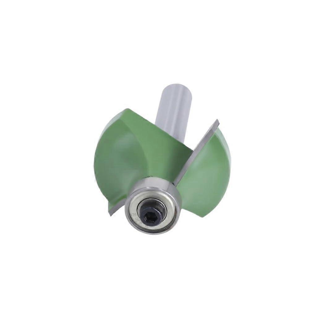 1pc 8mm Corner Round Over Router Bit with Bearing for Wood Woodworking Tool Tungsten Carbide Cutter (8x31.75mm)