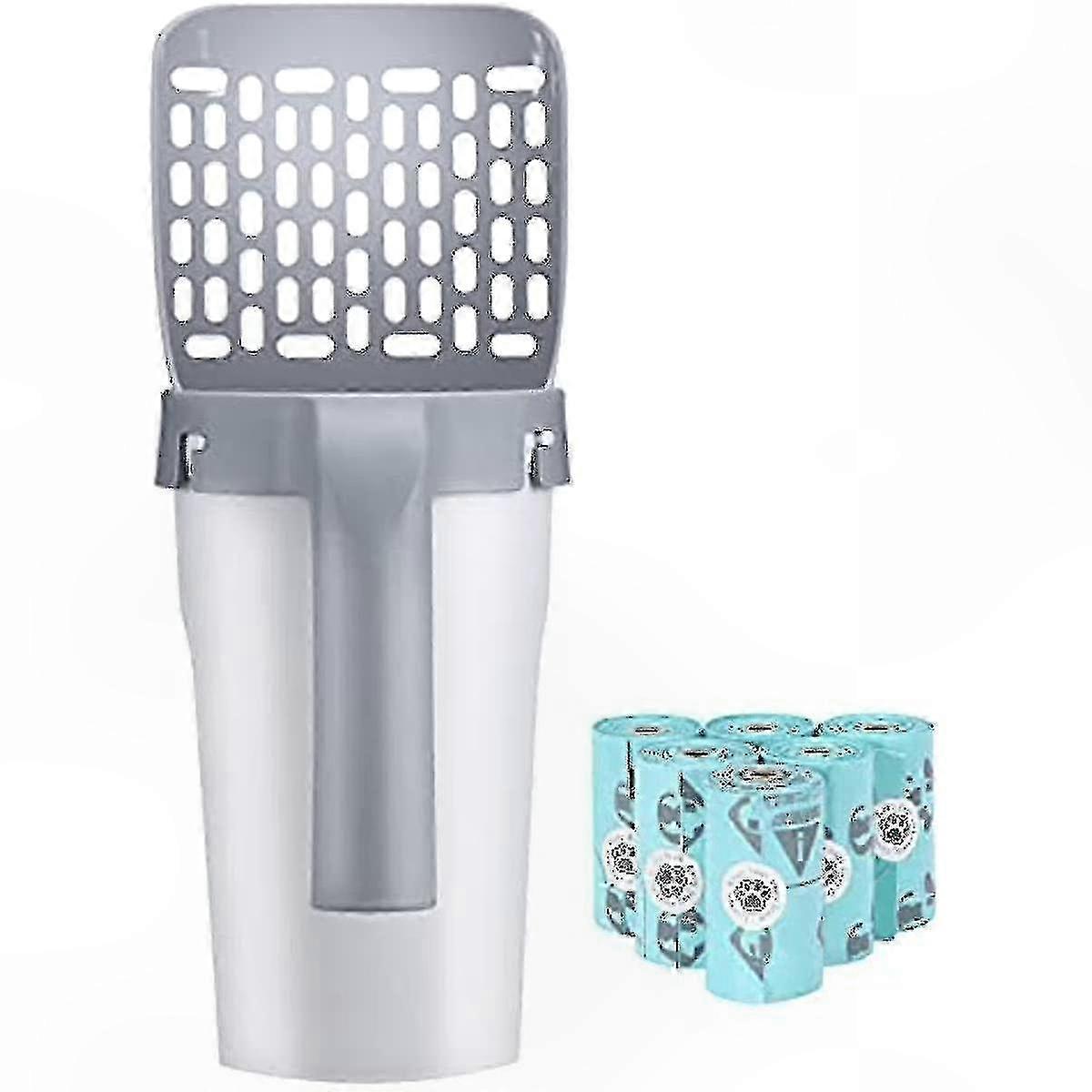 Waste Bag Compatible Cat Litter Scoop Tool