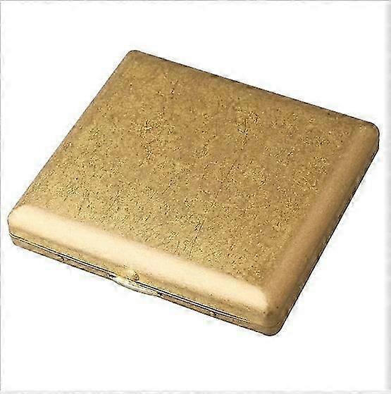 Suncha Bronz Sigara Kutusu 20 Adet Erkek Kalın Sigara Taşınabilir Metal Sigara Kutuları Retro Yaratıcı Basınca Dayanıklı Neme Dayanıklı