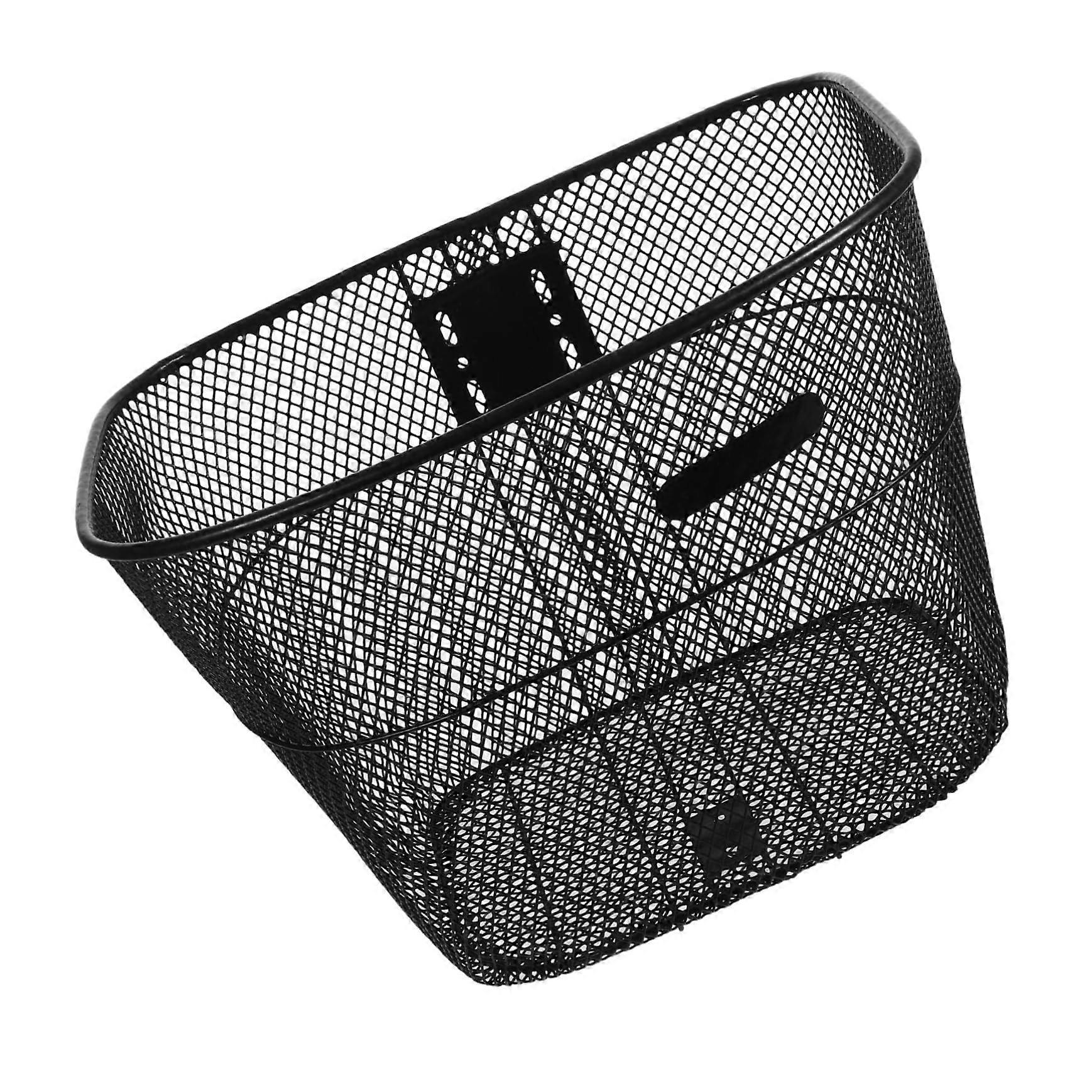 Detachable Front Basket For Bicycle And Scooter Front Mount Large Capacity Wear Resistant Steel Storage Basket