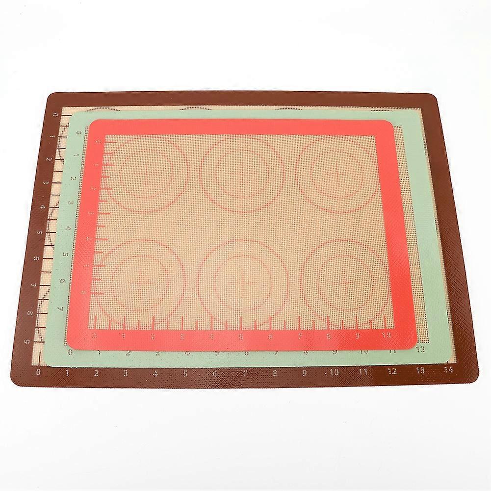 3 Silicone Macaroni Baking Mats, Heat Resistant Non-Stick Baking Mats