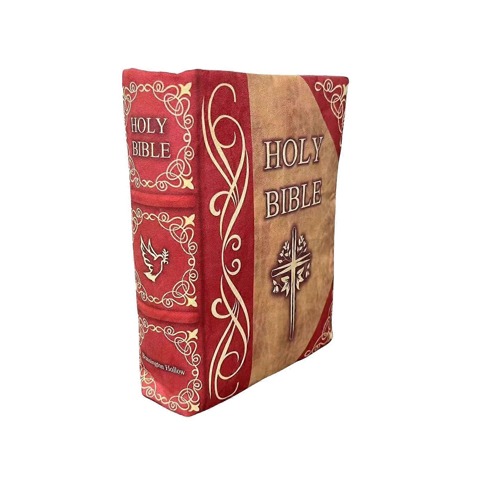 Travel Pillowcase with Zipper Holy Writ Pillow Book Toy Verse Soft Plushies (Red)