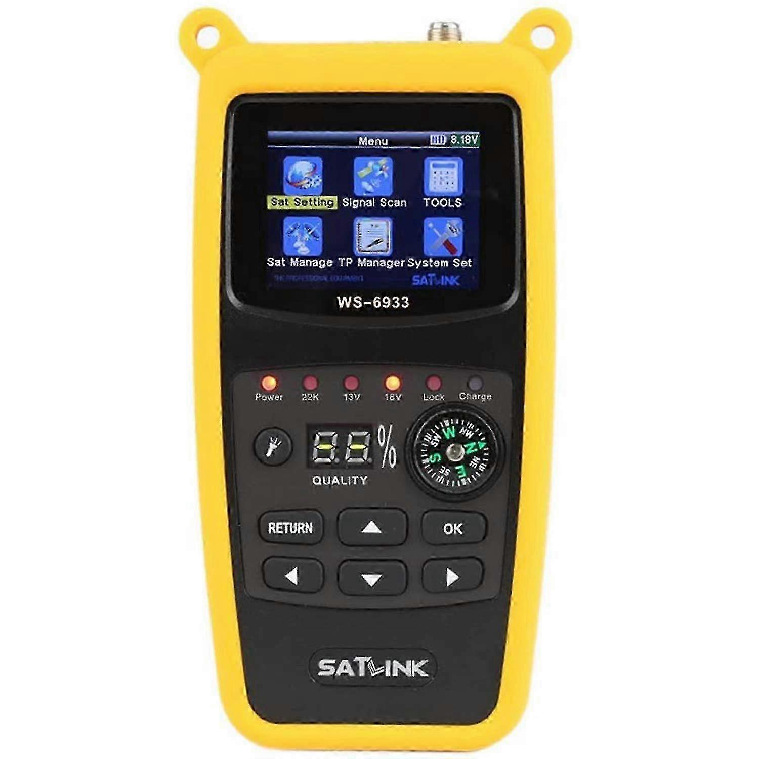 WS-6933 DVB-S2 FTA μετρητής δορυφορικού σήματος για C/KU Band Finder