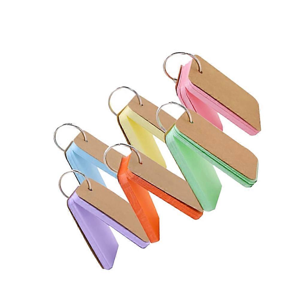 Small Memo Pad Paper Notepads for Students Assorted Color Material for Listing Ideas 6Pcs