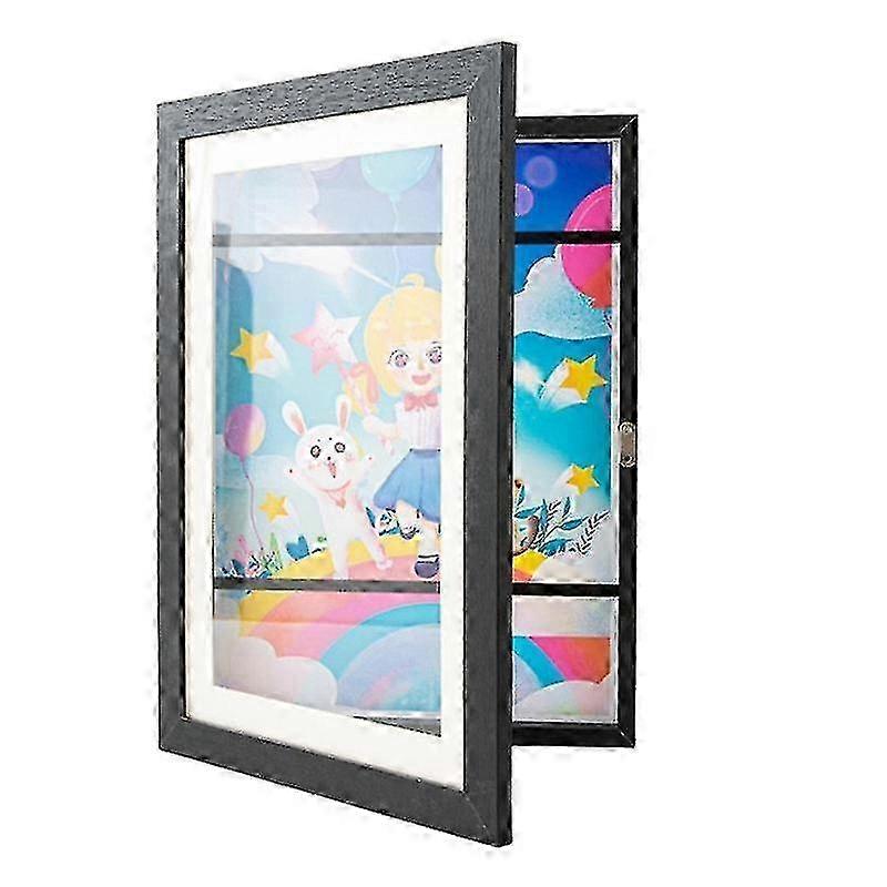 Front Opening Kids Art Frames for Display & Storage - Holds 50 Papers & Artworks