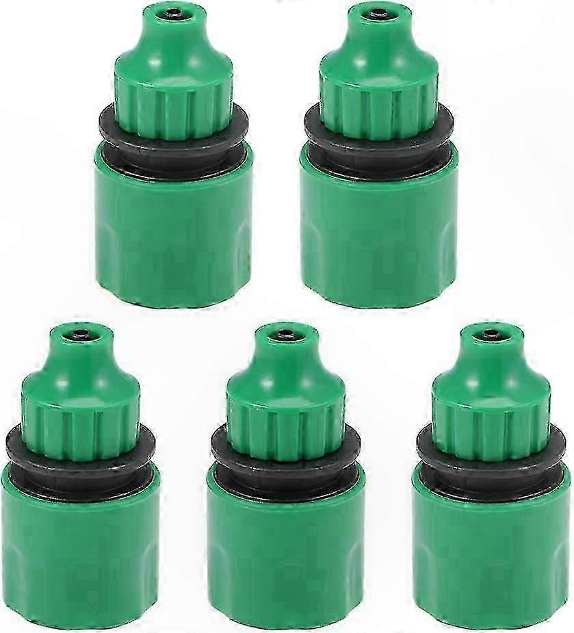 4mm Inner Diameter Hose Adapter for Garden Irrigation Systems, 5-Pack Quick Connect Fittings