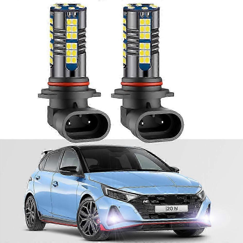 2025 2db LED ködlámpa lámpa izzók Hyundai i20 N i20N Hatch 2020 2021 2022 2023 Első köd Canbus fehér
