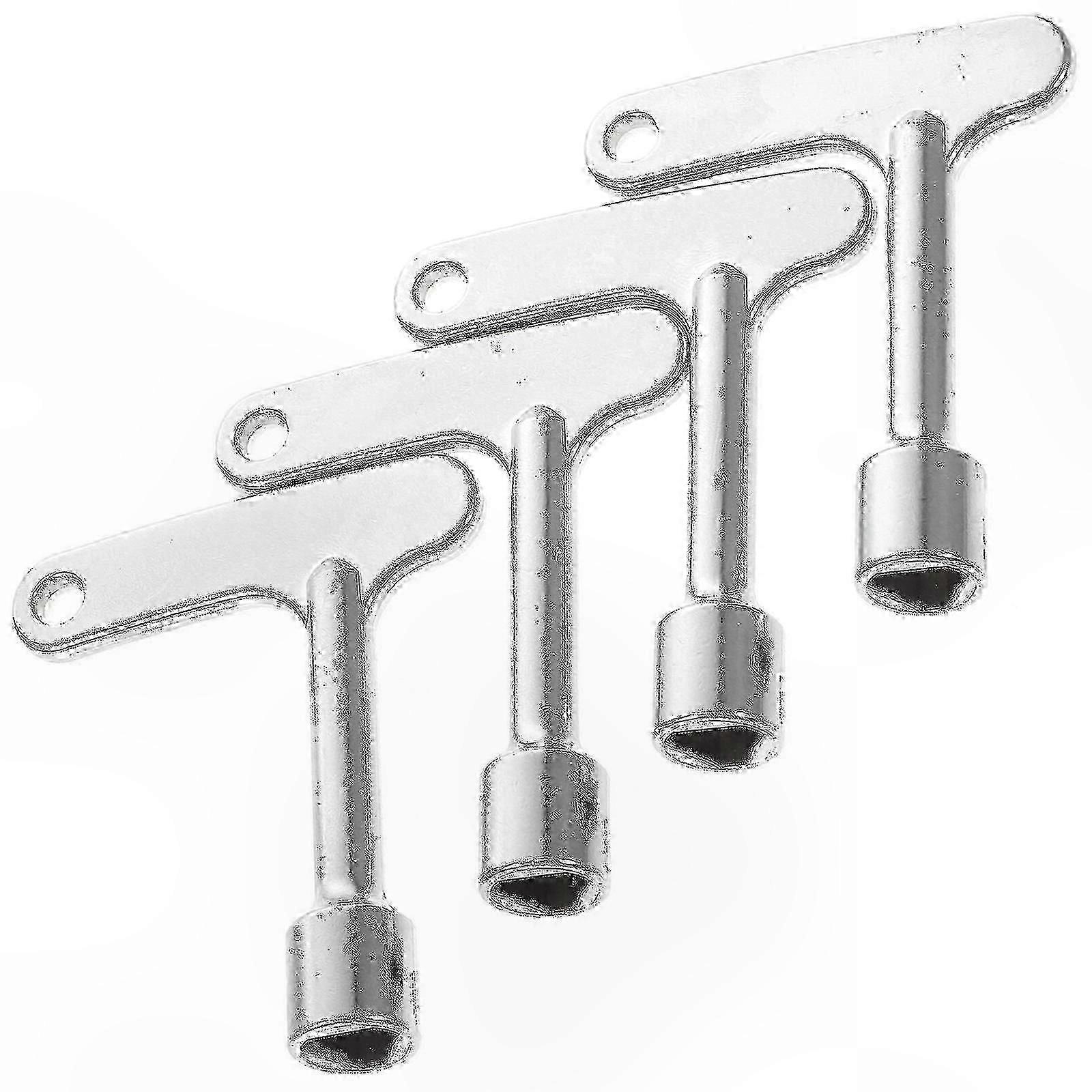 4-Piece Elevator Key Set for Triangle Panel Locks Spanner Tool