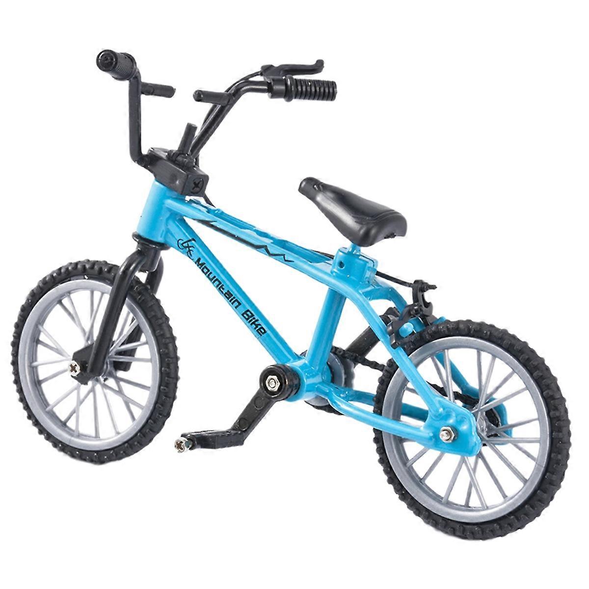 Rc Crawler 1:10 Decor Accessories Mini Mountain Bike Model Toys for Axial Scx10 Trx4 Cc01 D90 D110 Blue
