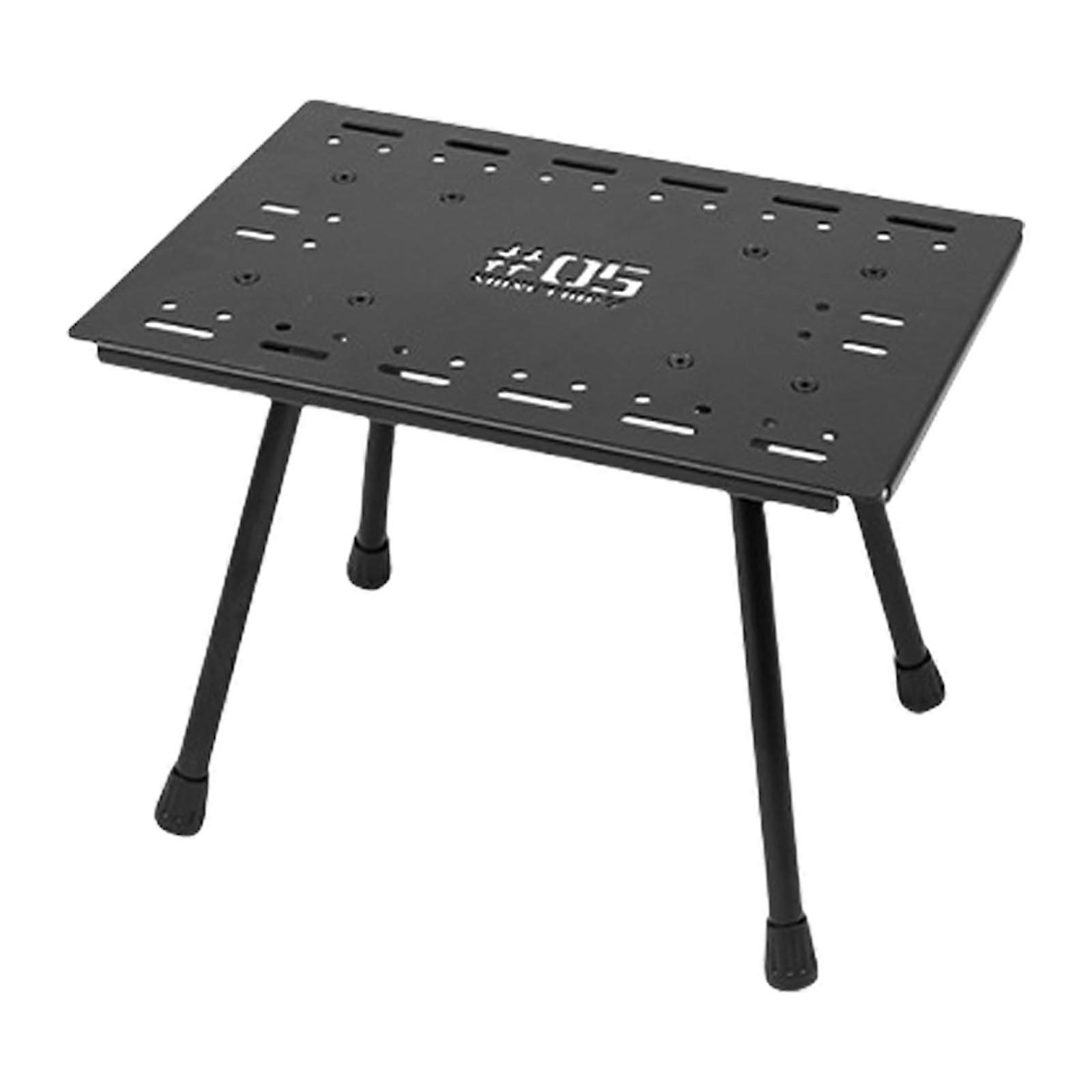 Camping Folding Table Adjustable Height Portable Folding Picnic Table Backpacking Tactical