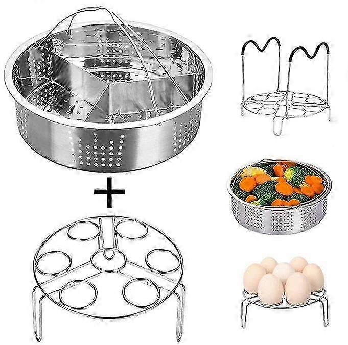 Rustfritt stål dampstativ for eggdamper