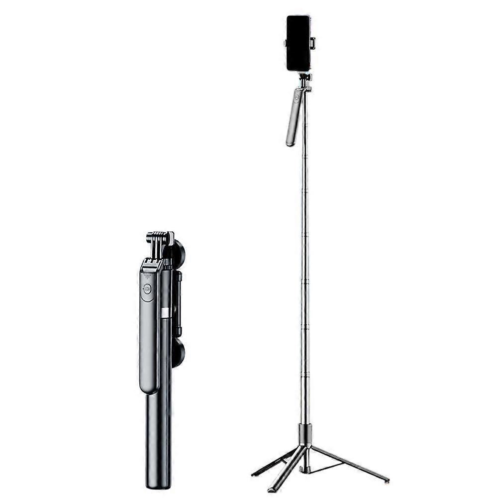 4-AXIS ANTI-SHAKE MULTI-FUNCTIONAL SELFIE STICK WITH BLUETOOTH REMOTE AND DUAL BEAUTY LIGHTS