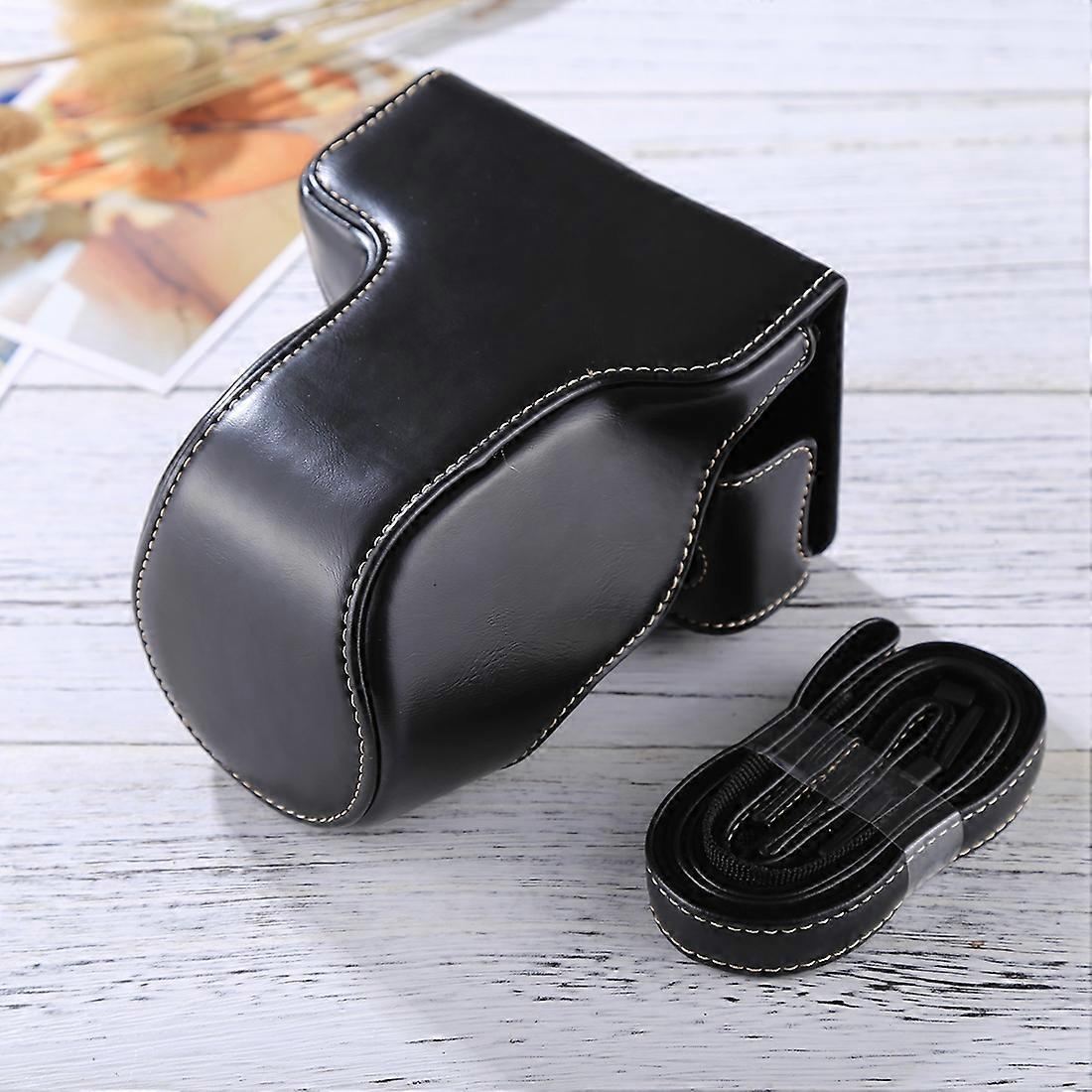 Full Body Camera PU Leather Case Bag with Strap for FUJIFILM X-A3 / X-A2/ X-M1 / X-A10