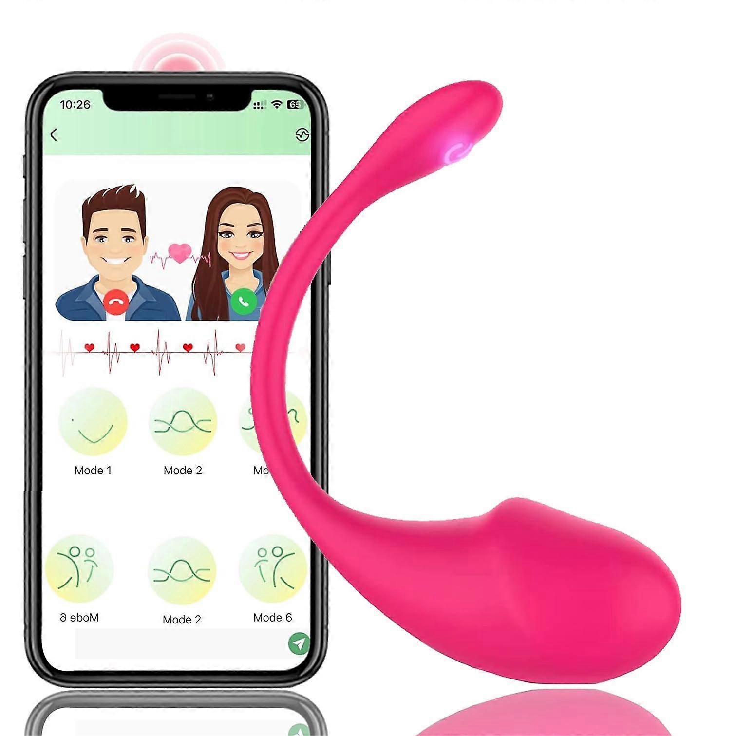 Vibrator Remote AppControlled Bluetooth Mini Vibrator EGS004 For Women 10 Modes Wireless Phone Control