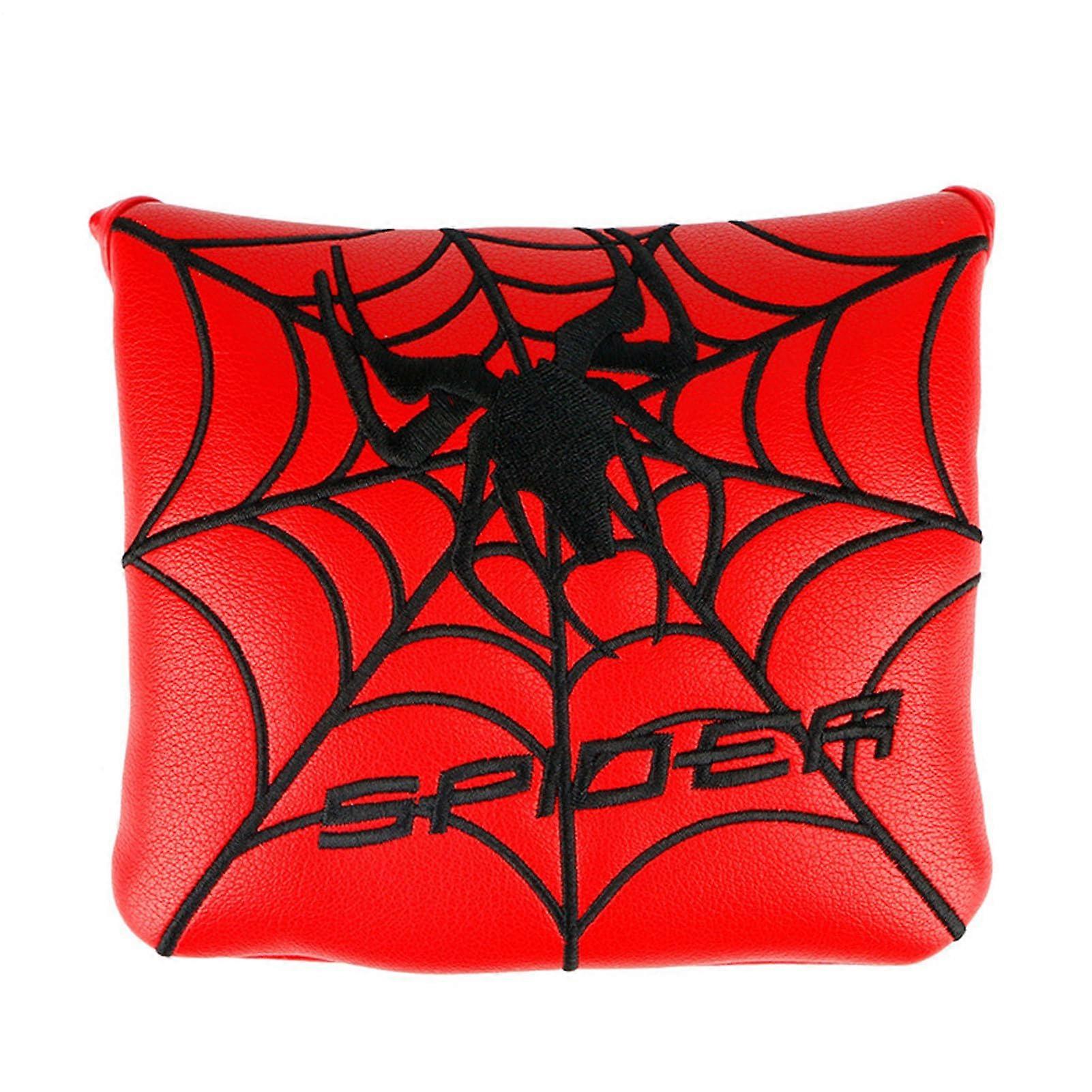 Mallet Putter Cover Spider Style, Magnetic Closure Headcover For Mallet Putters, Golf Club Head Cover For Men