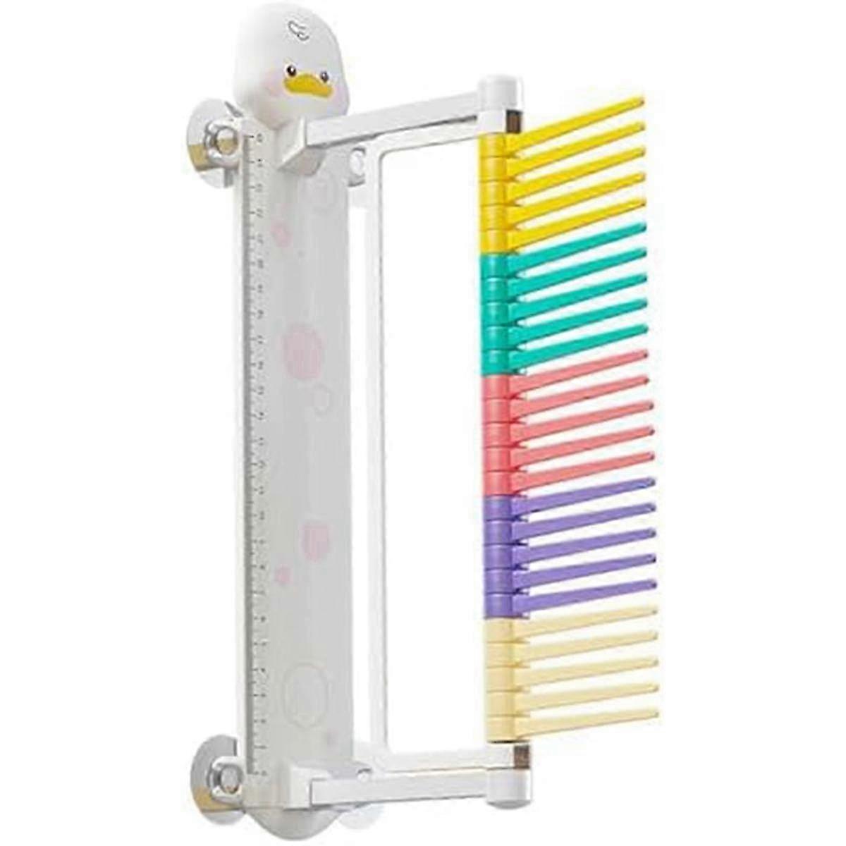Wall Mounted Vertical Jump Trainer for Kids with Cartoon Duck Design Resettable Jump Height Measurer