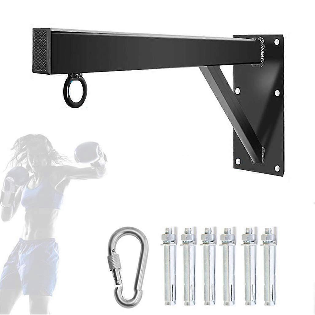 Punch Bag Wall Brackets, Heavy Duty Steel Thicker 3x5 cm, 6Hole Mount For Boxing Training Hanger