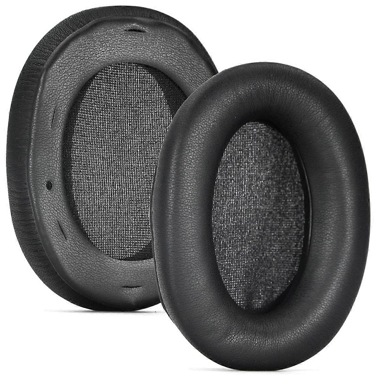 W800BT PLUSヘッドセット用の交換用イヤーパッド簡単な取り付け、強化された遮音性ブラック