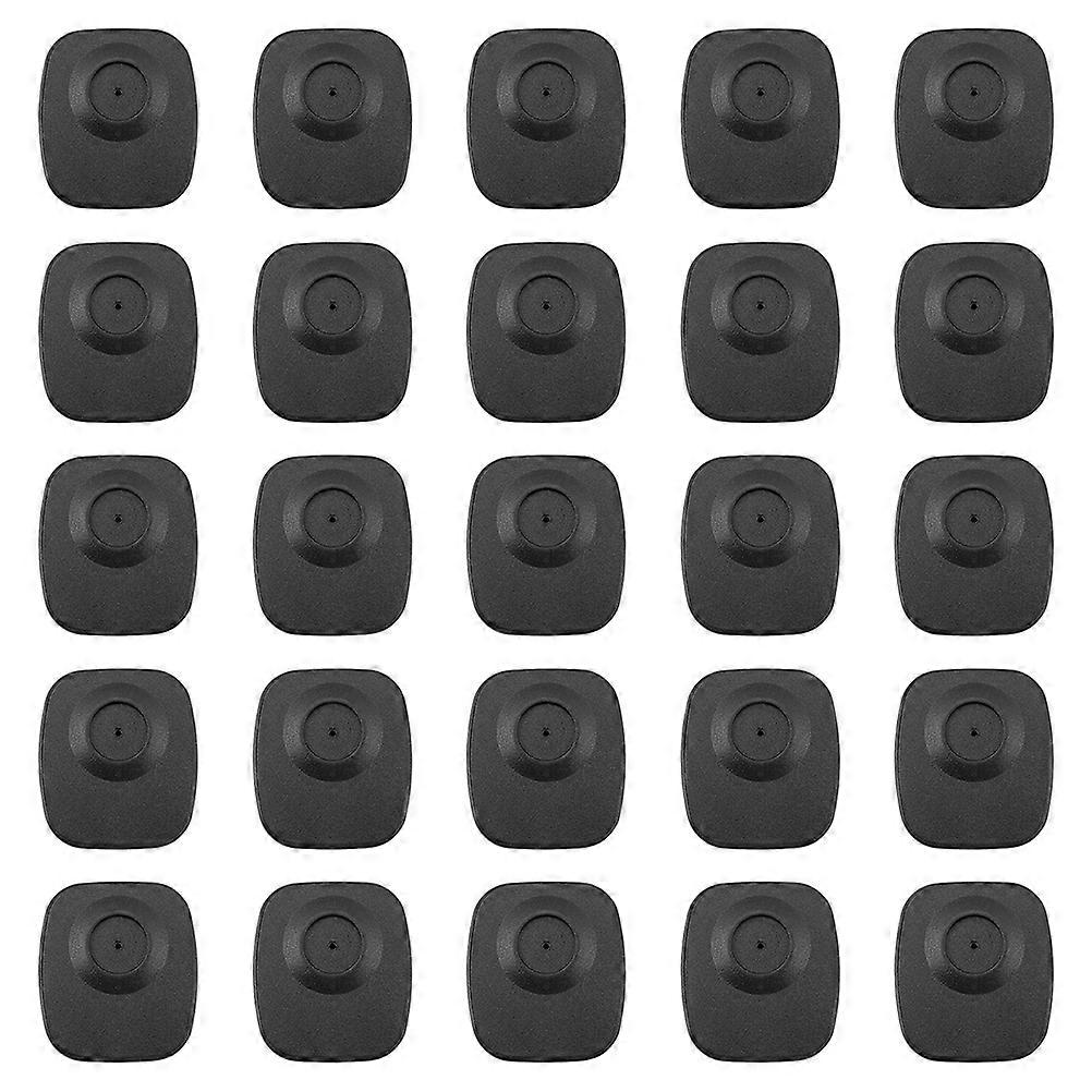 -Stöld Kläder Säkerhets Frekvens Taggar för Kläder Svart Abs Skydd 30st