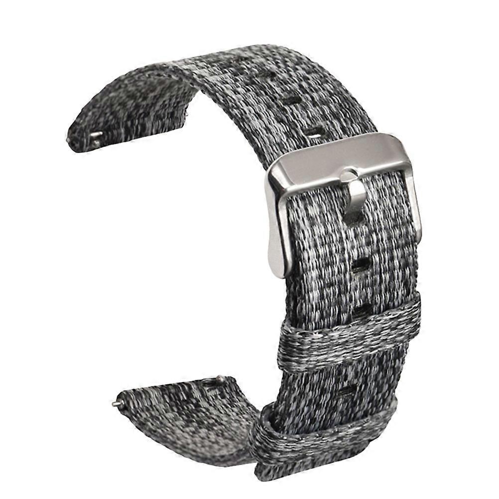 Black Canvas Watch Band Hand Watch Strap for 1Pcs Durable Use
