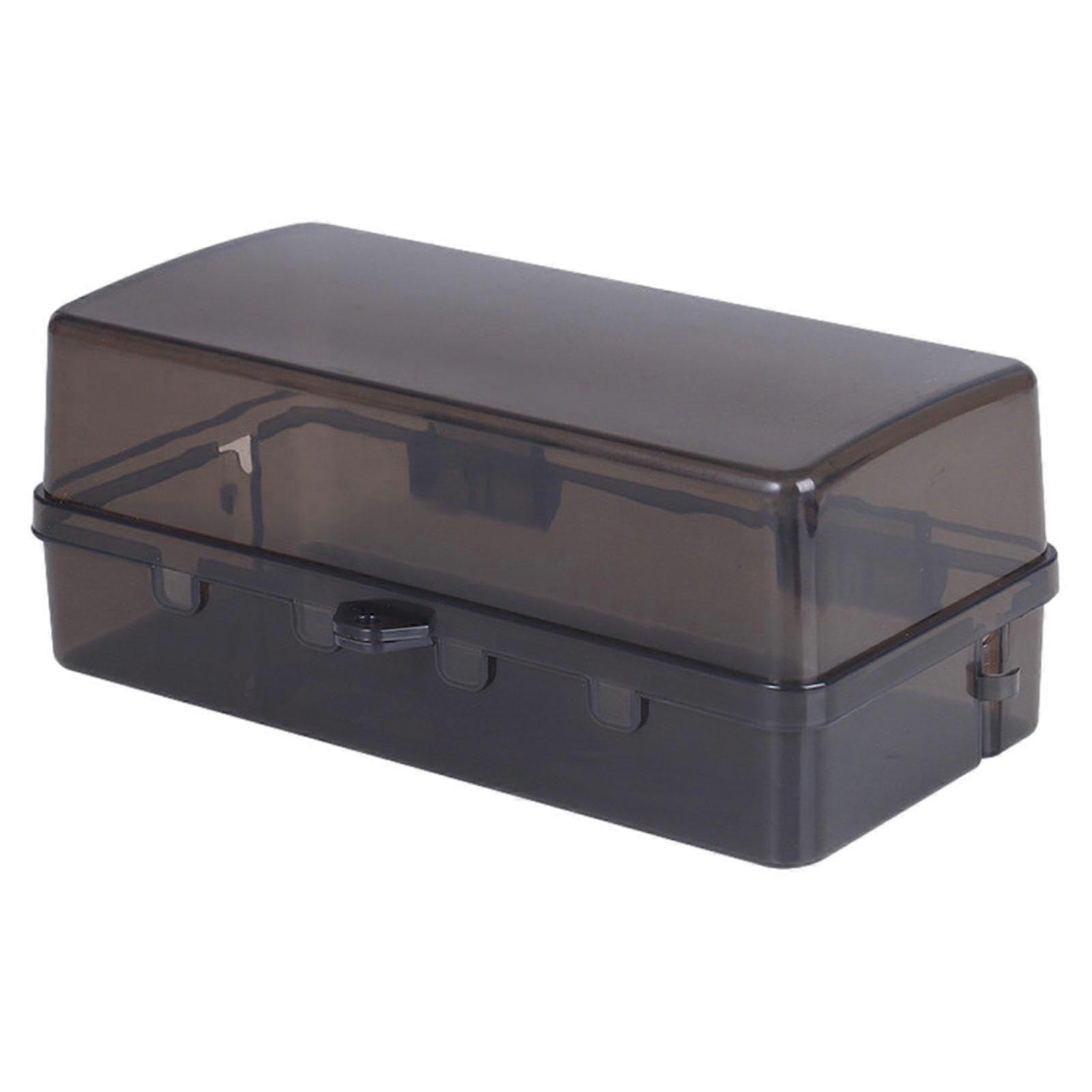 Outdoor Electric Protective Case Weatherproof Cable Box Rainproof Socket Box Lockable Extension Box For Outdoor Use Black