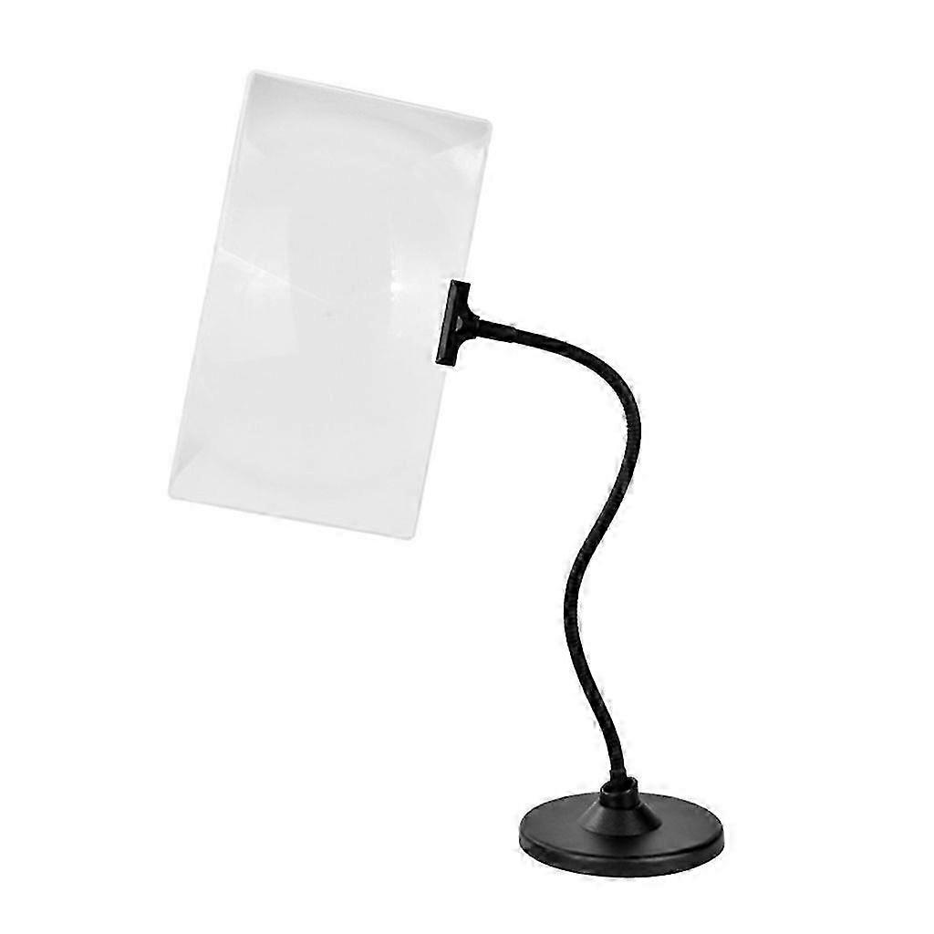 2025 4 Times Magnifying Glass with Stand 10x5.7inch Large Full Page Magnifier Flexible