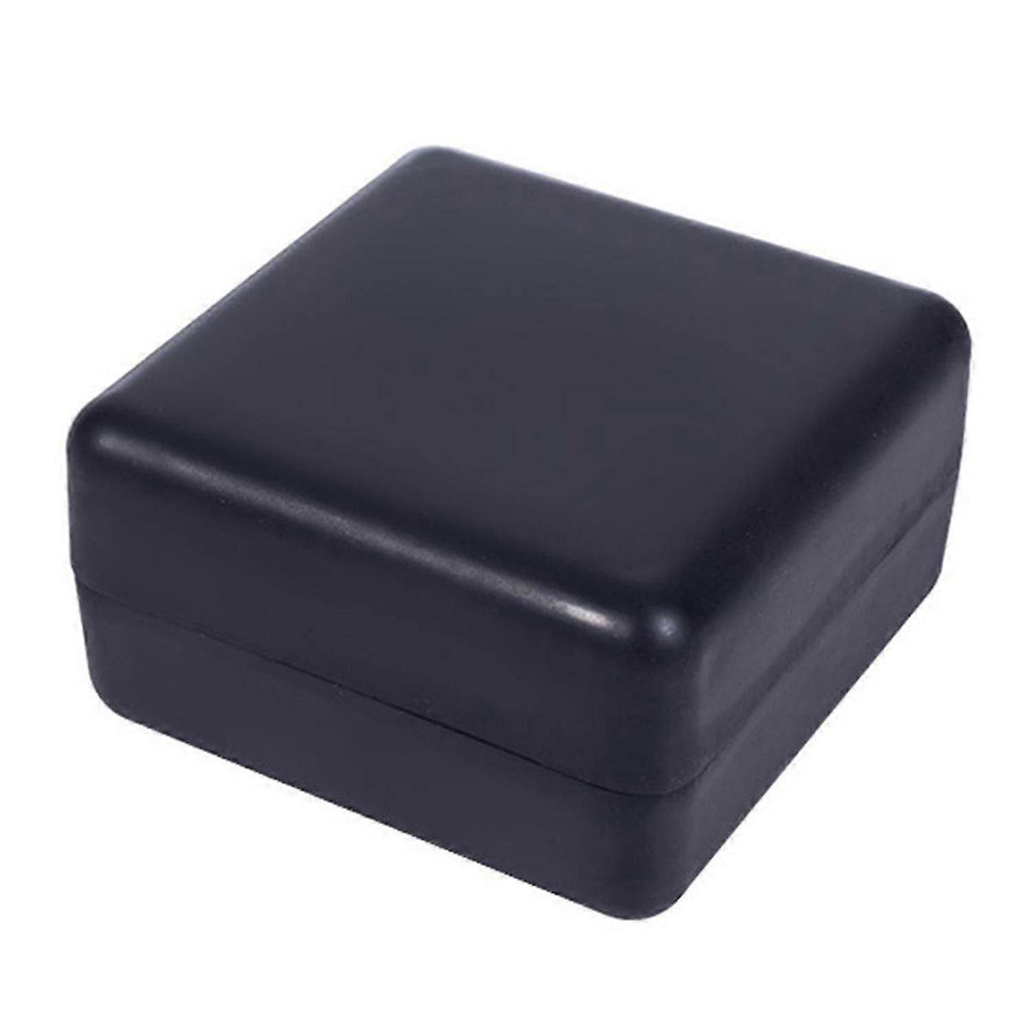 Soap Dish Case with Lid and Fixing Band,Bathroom Soap Dish,Black