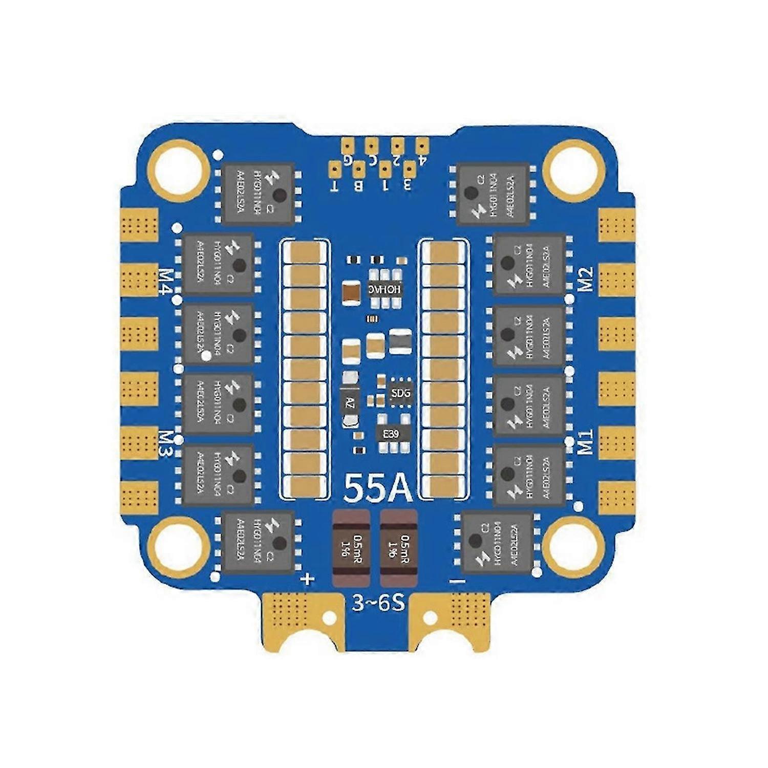 For BAYCKRC FPV ESC AM32 55A 3-6S 4IN1 ESC