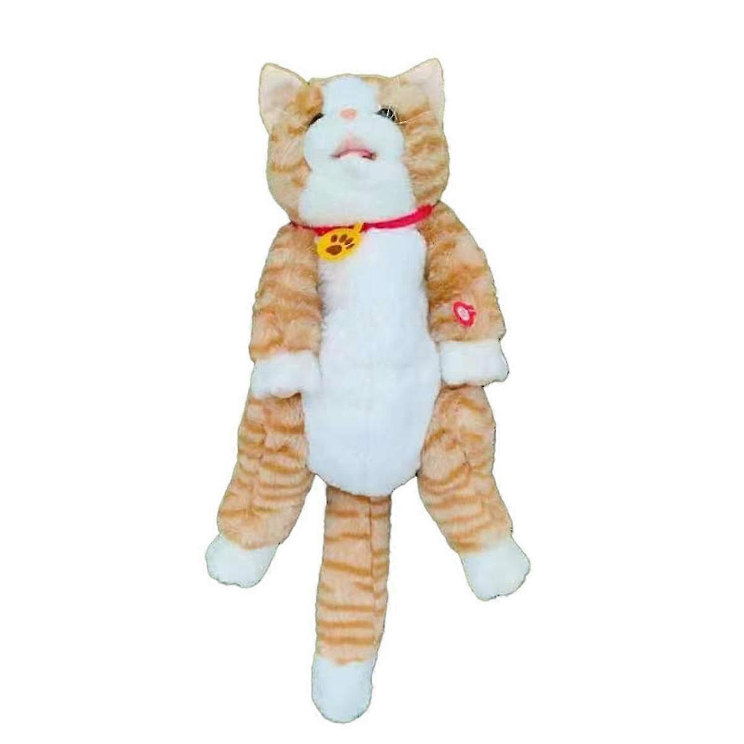 Doll Bag Cat Simulation Pet Backpack, Touch-Sensitive Singing Electric Plush Bag,A