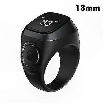 Digital Prayer Counter Ring with Bluetooth Reminder for Muslims Zikr and Tasbih Tracker
