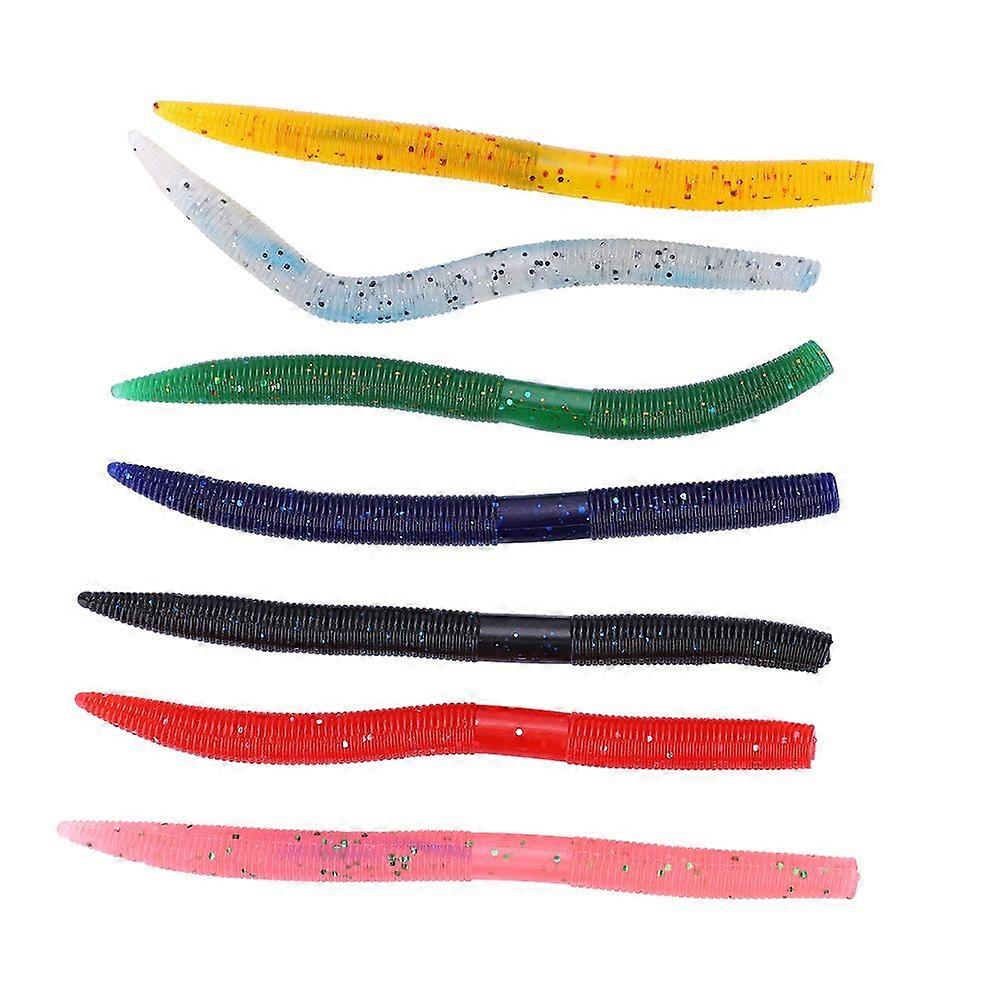13.5cm/8g Fishing Soft Lure Artificial Silicone Baits Vivid Worm Lures Lifelike Swimbait
