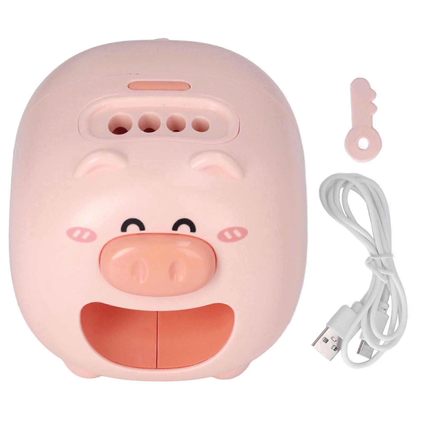 Sunflower Seed Automatic Peeler Sheller Opener Machine Pig Shape Electric Melon Seed Sheller for Gifts Happy