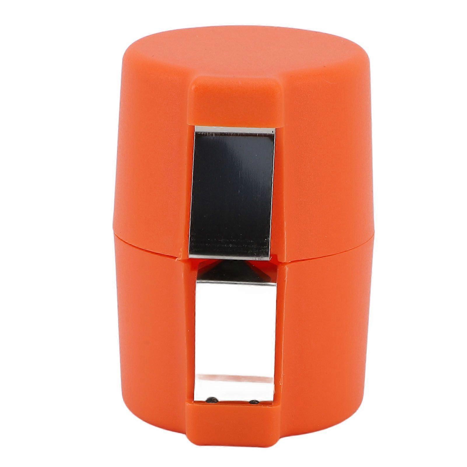 Egg Shell Opener Quick Cutting Raw and Hard Boiled Egg Cracker for Kitchen Restaurant Orange Red