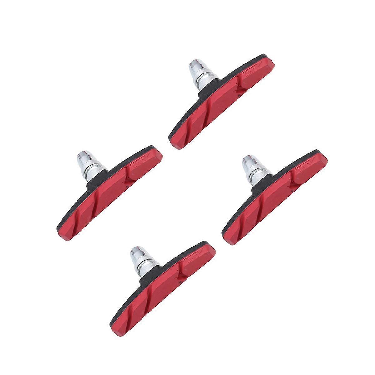 Mountain Bike Brake Pads Pads for 2Pairs Red Color