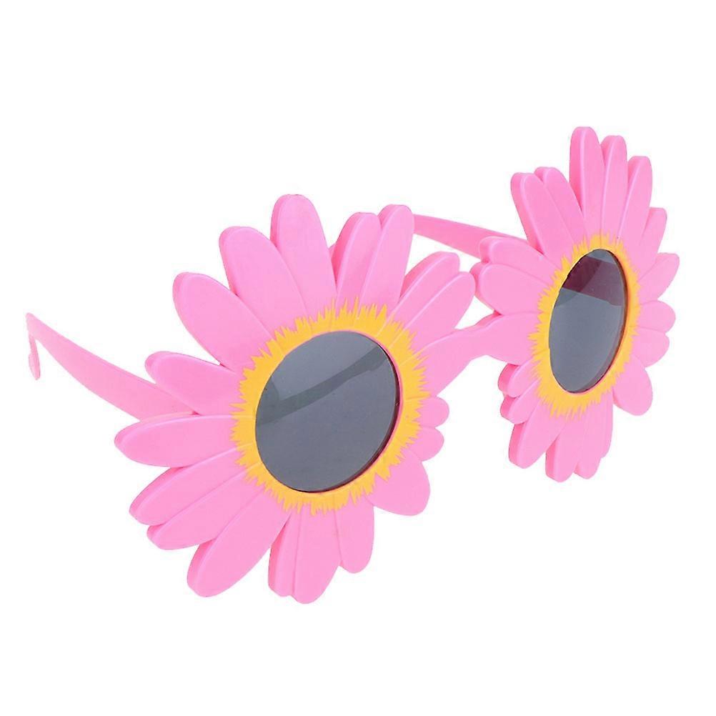 Sunflower Party Eyewear for Decoration 2Pcs Funny Daisy Shaped Glasses