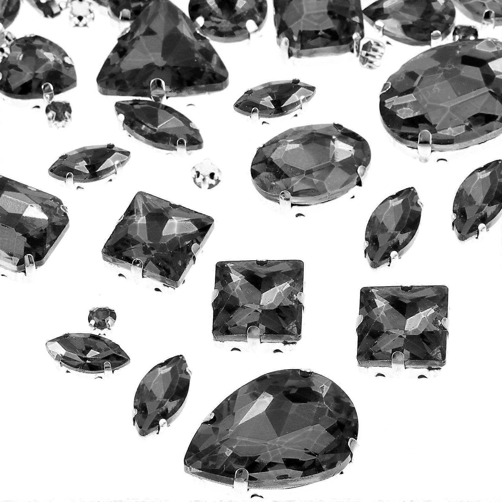 Craft Rhinestones Sew on Rhinestones for Decoration 5Packs