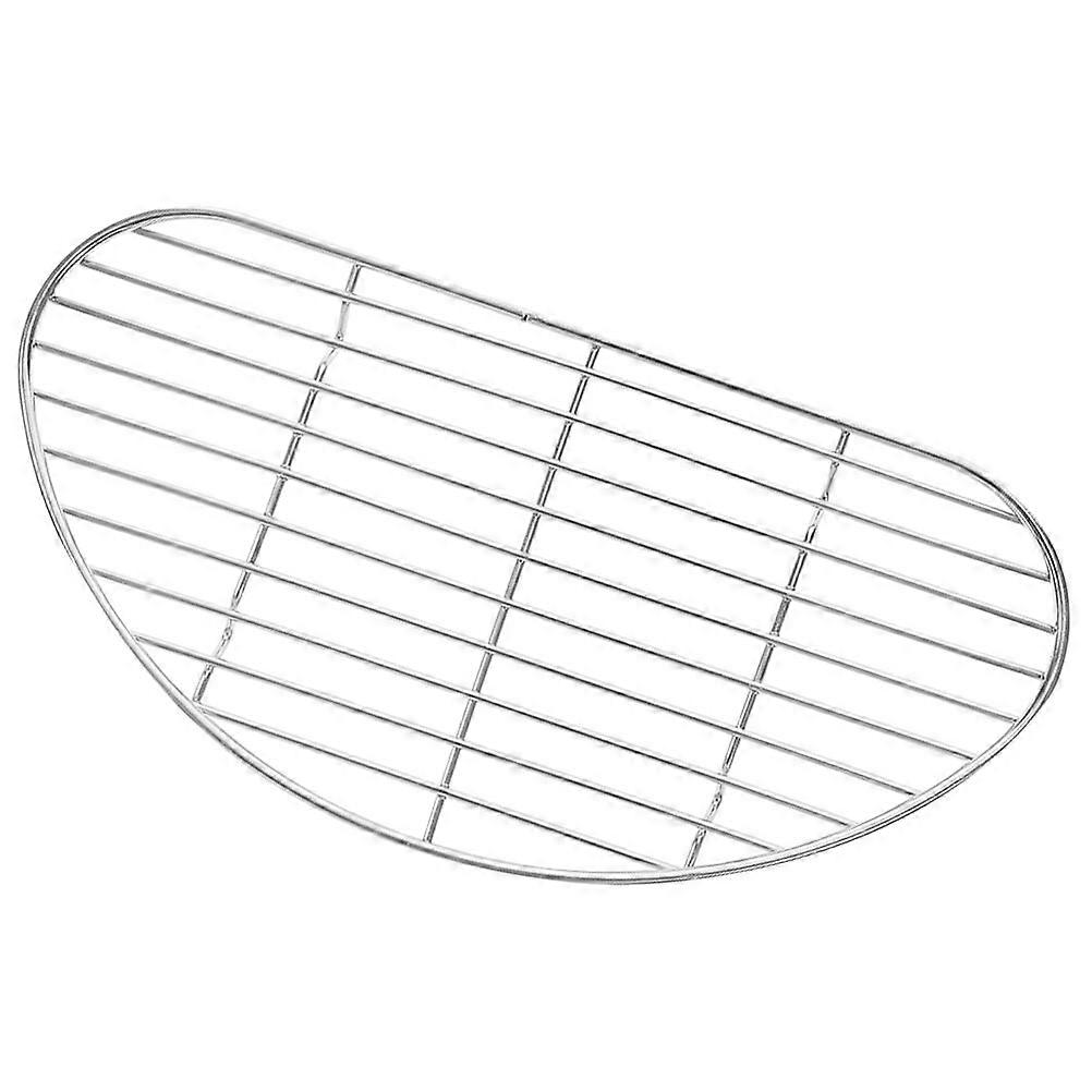 Silver Stainless Steel Filter Oil Rack for Kitchen Use