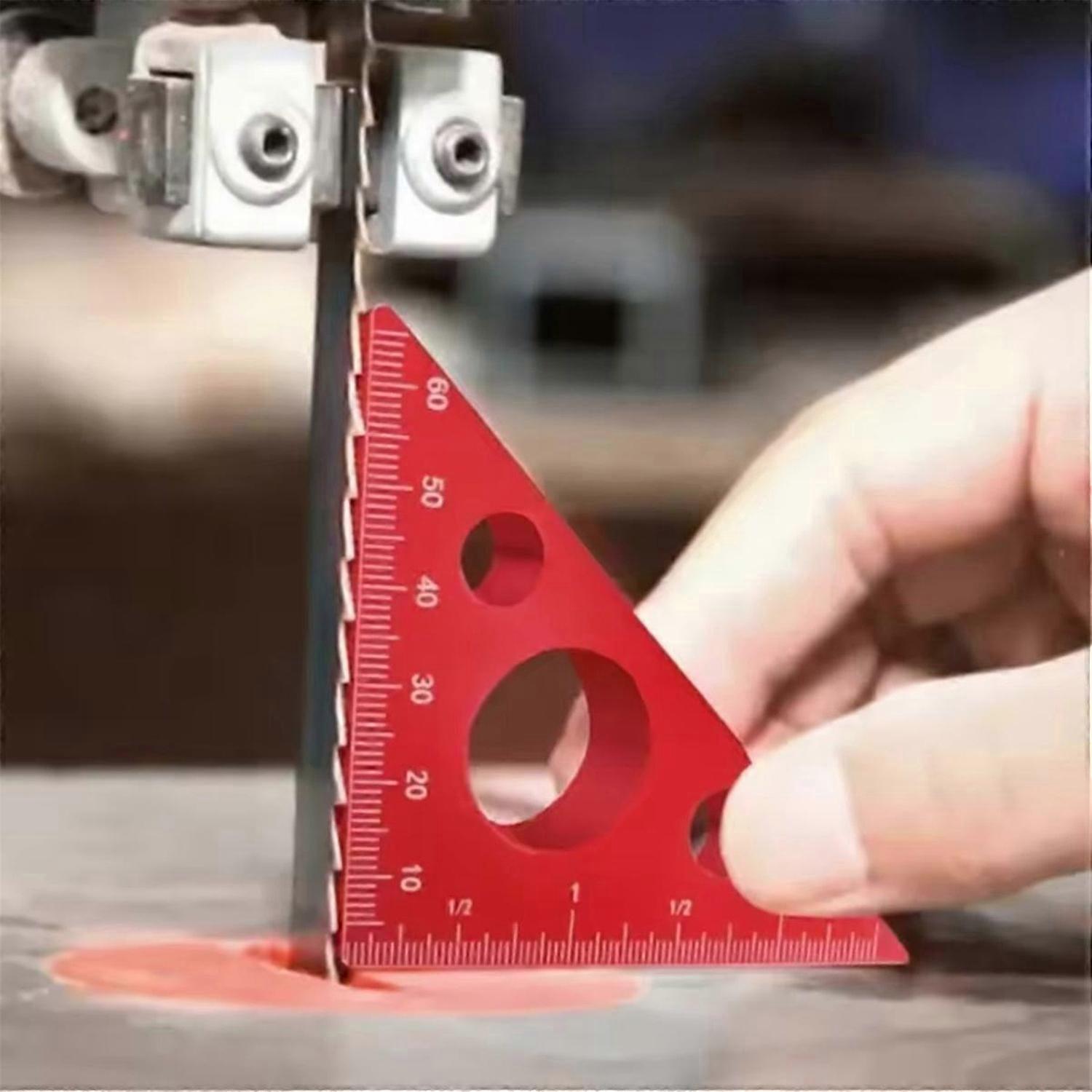 Right Angle Ruler Woodworking Ruler Triangle Ruler Scales Machinist Carpenter'S Square Height Measur