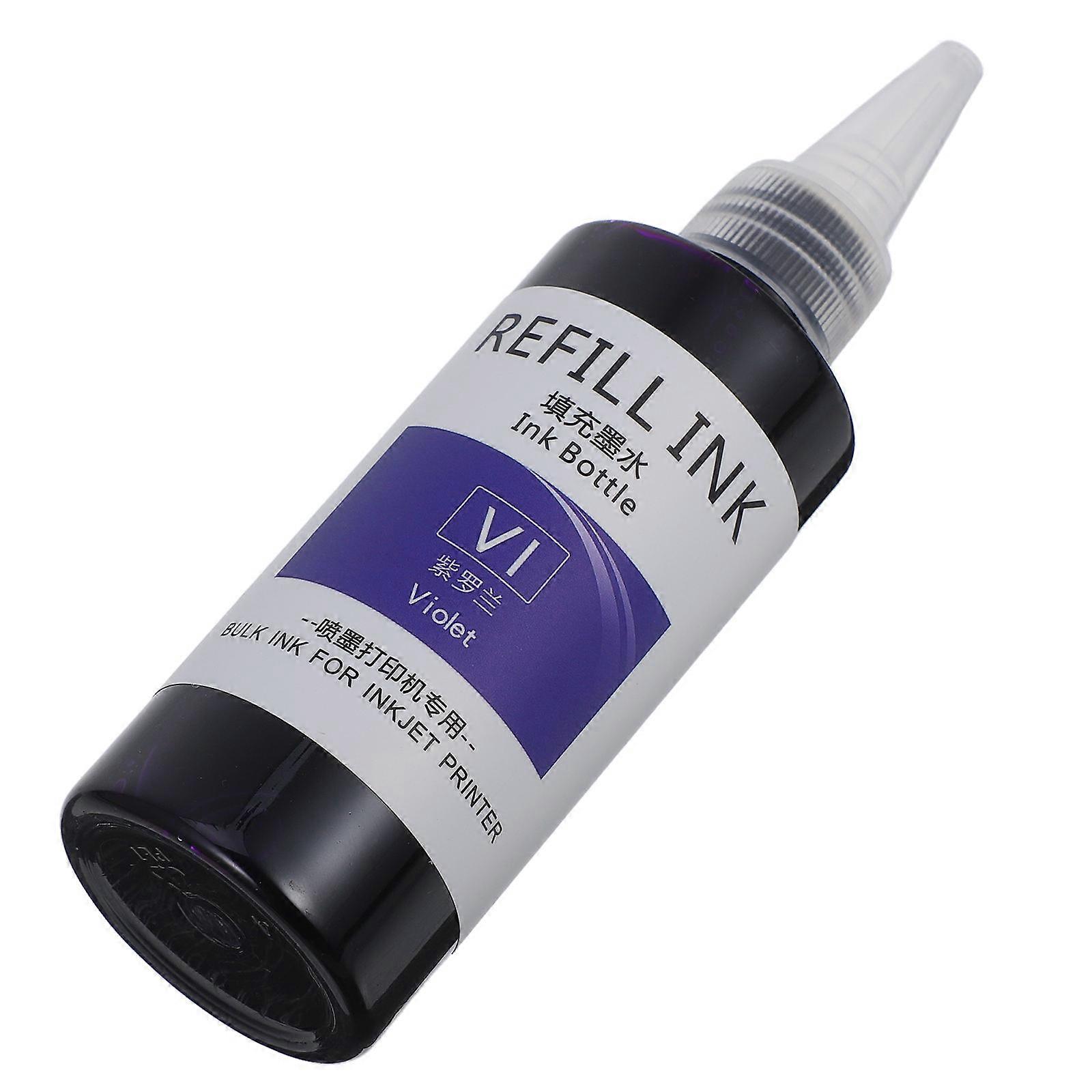 Violet Stamp Refill Ink for Self Inking Stamps with Archival Quality 100ml