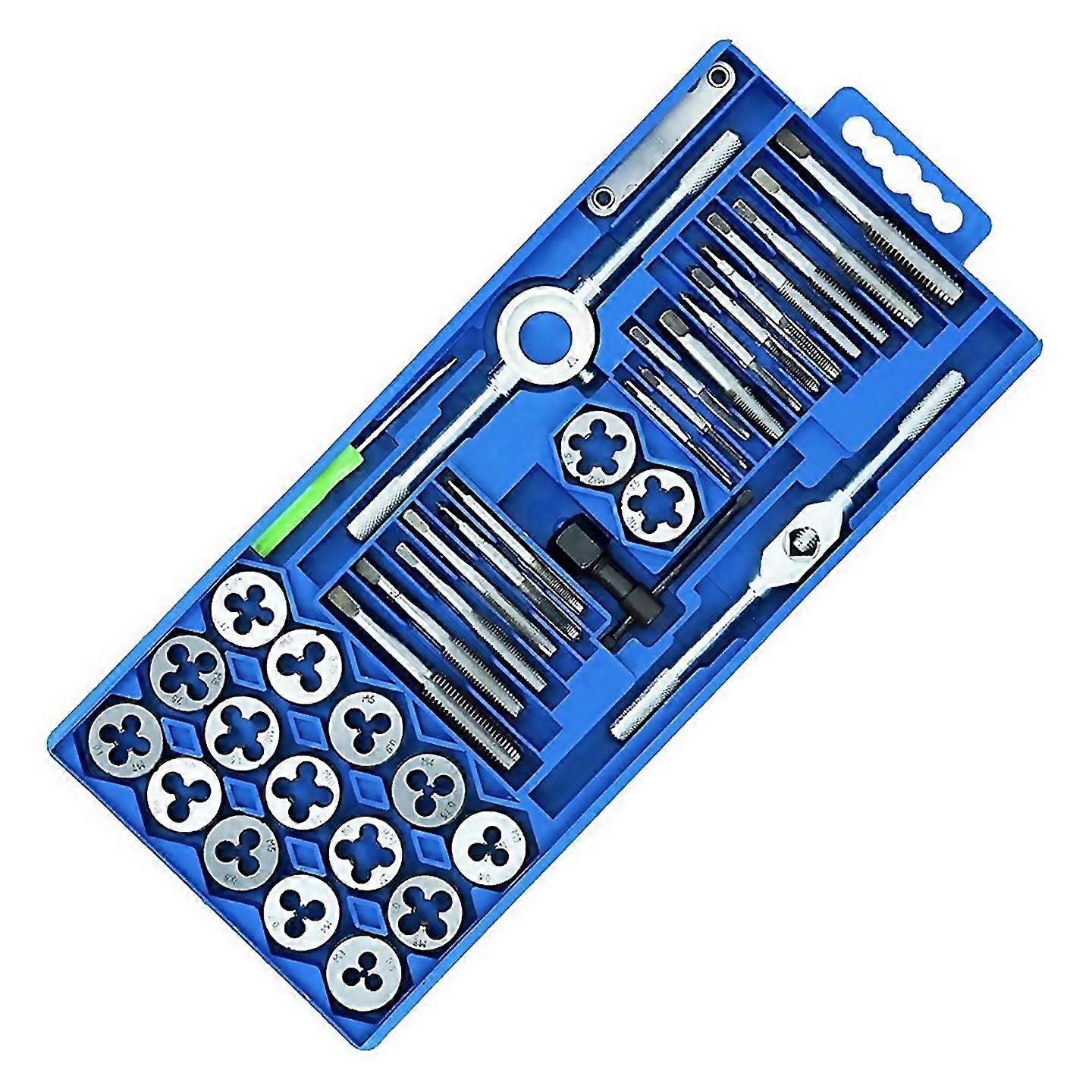 For Thread Cutting Kit 40pcs Metric Tap Die Set With Shell Small Frame