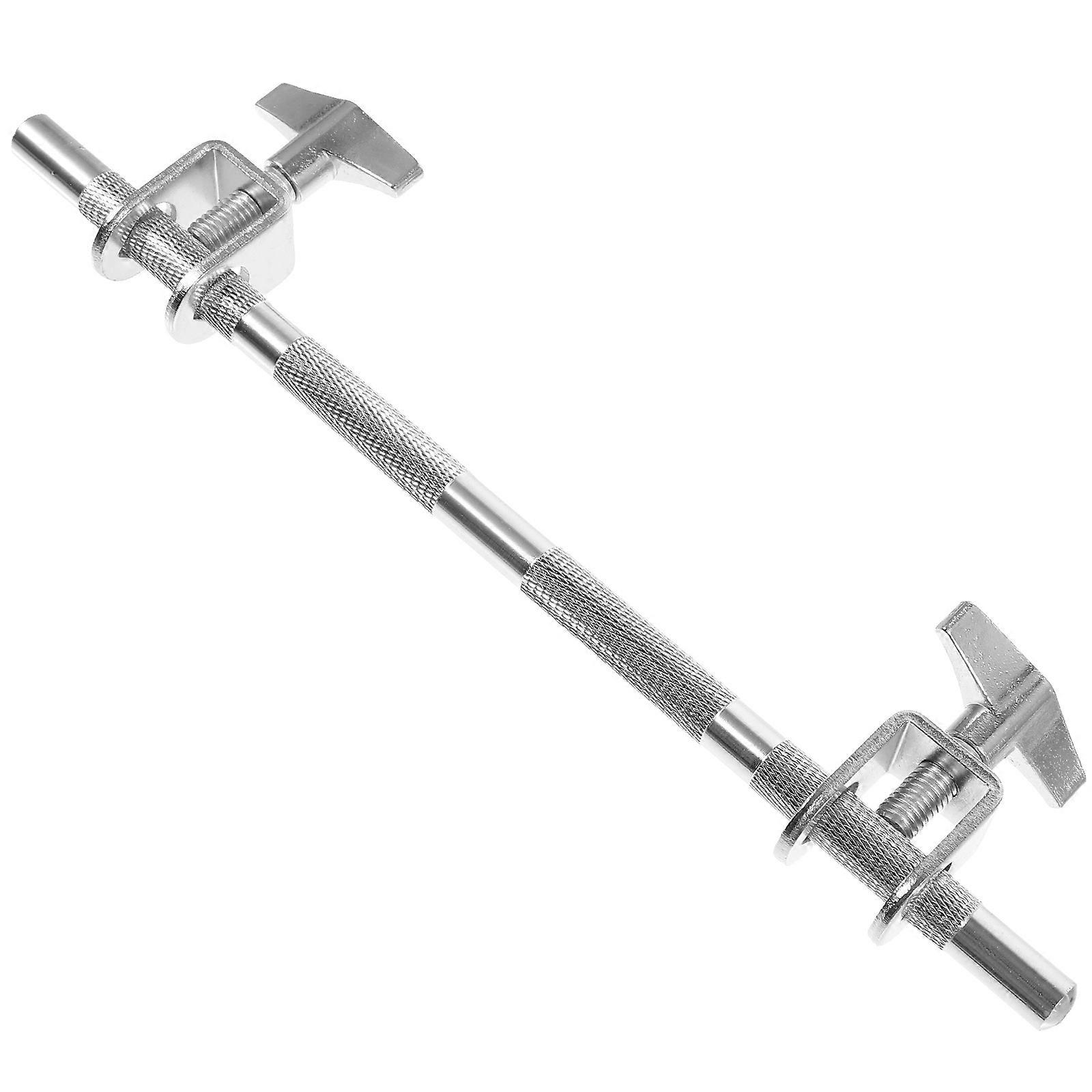 Cowbell Bracket Cowbell Extension Clip For Music Performance And Practice Sessions Constructed From Durable Metal In Silver To Prevent Movement 1Pack