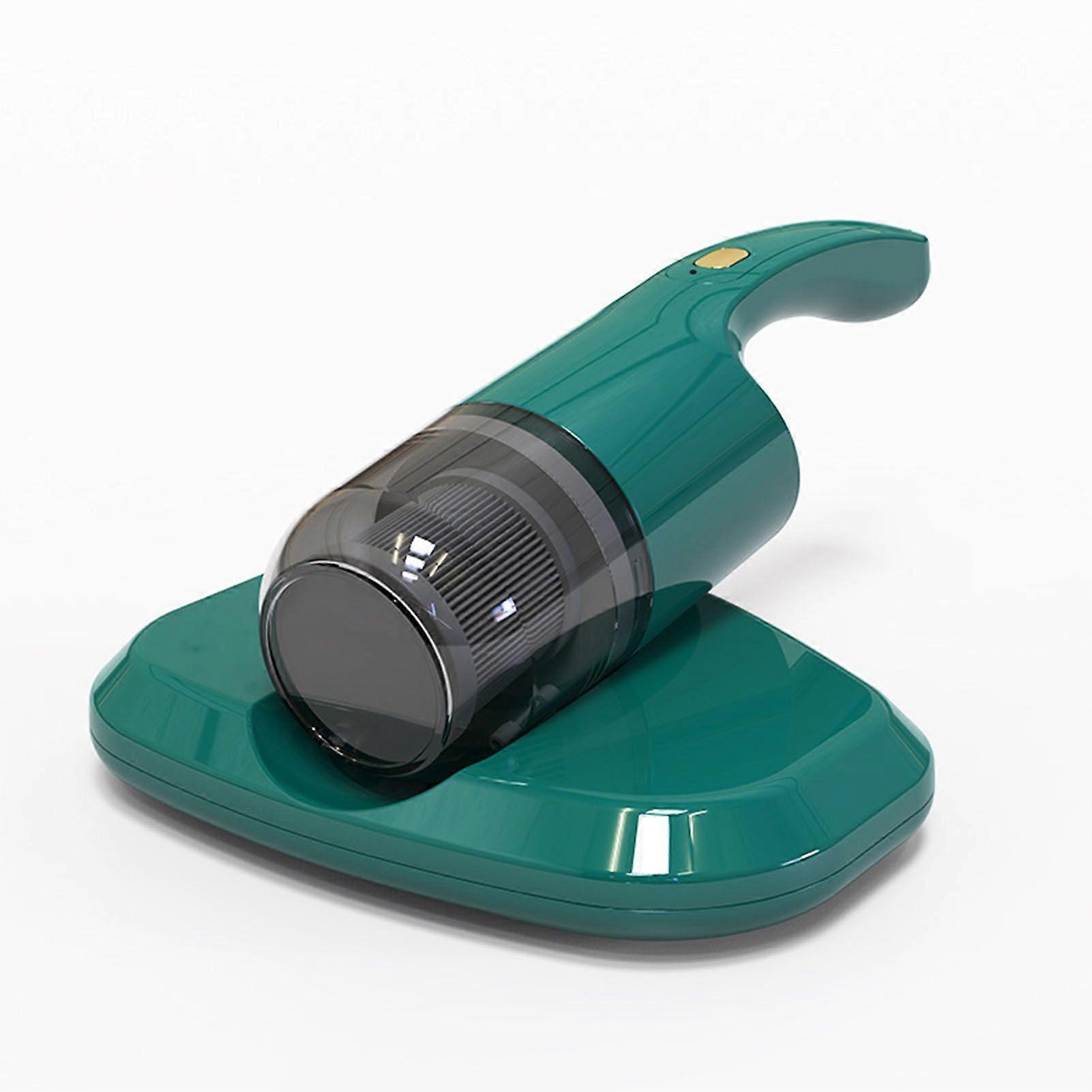 Bed Vacuum Cleaner Machine 350W Strong Suction Efficient Cordless Handheld Mattress Vacuum Cleaner for Bed Sheet Pillow Couch Green