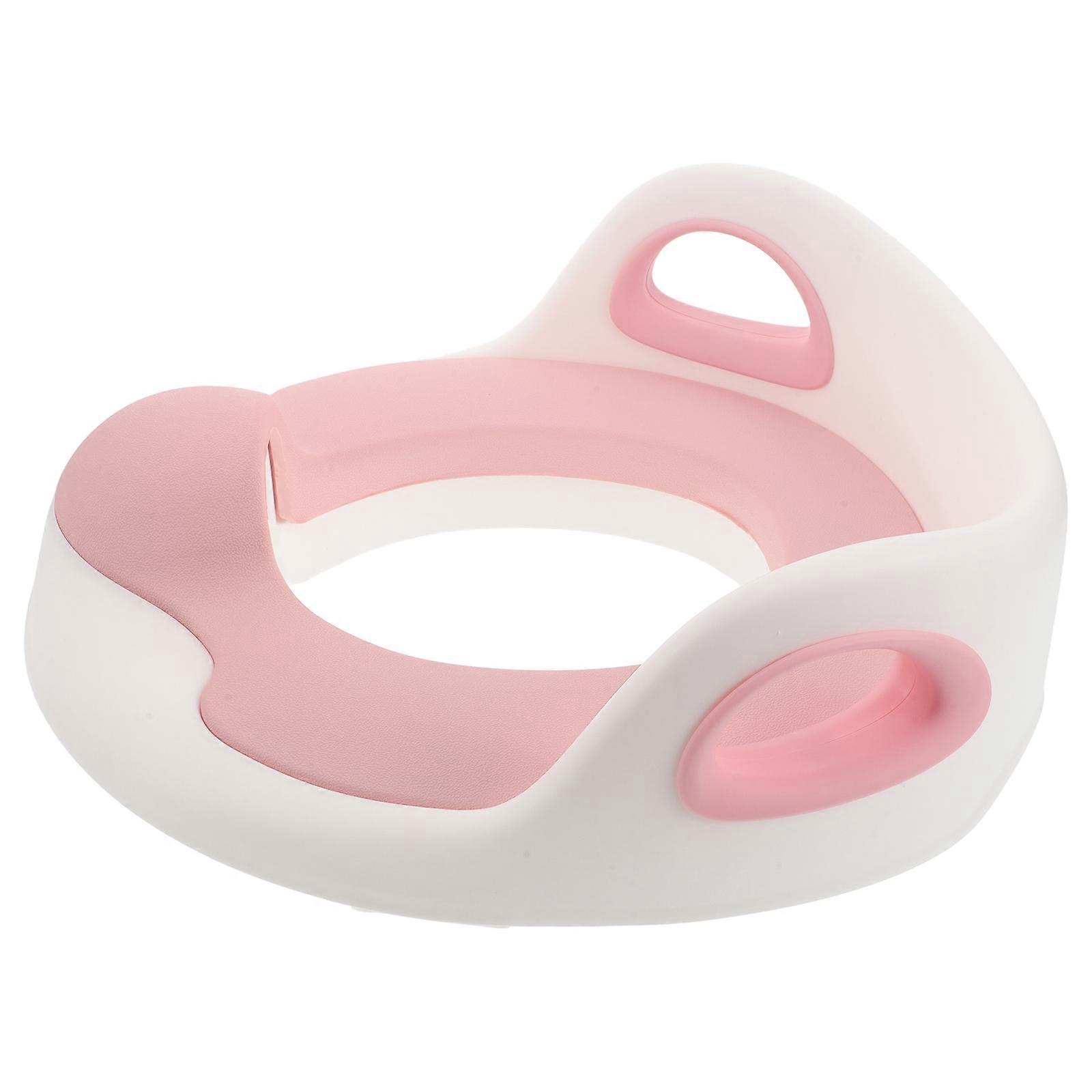 Child-Friendly Potty Seat with Handles for Portable Toilet Training