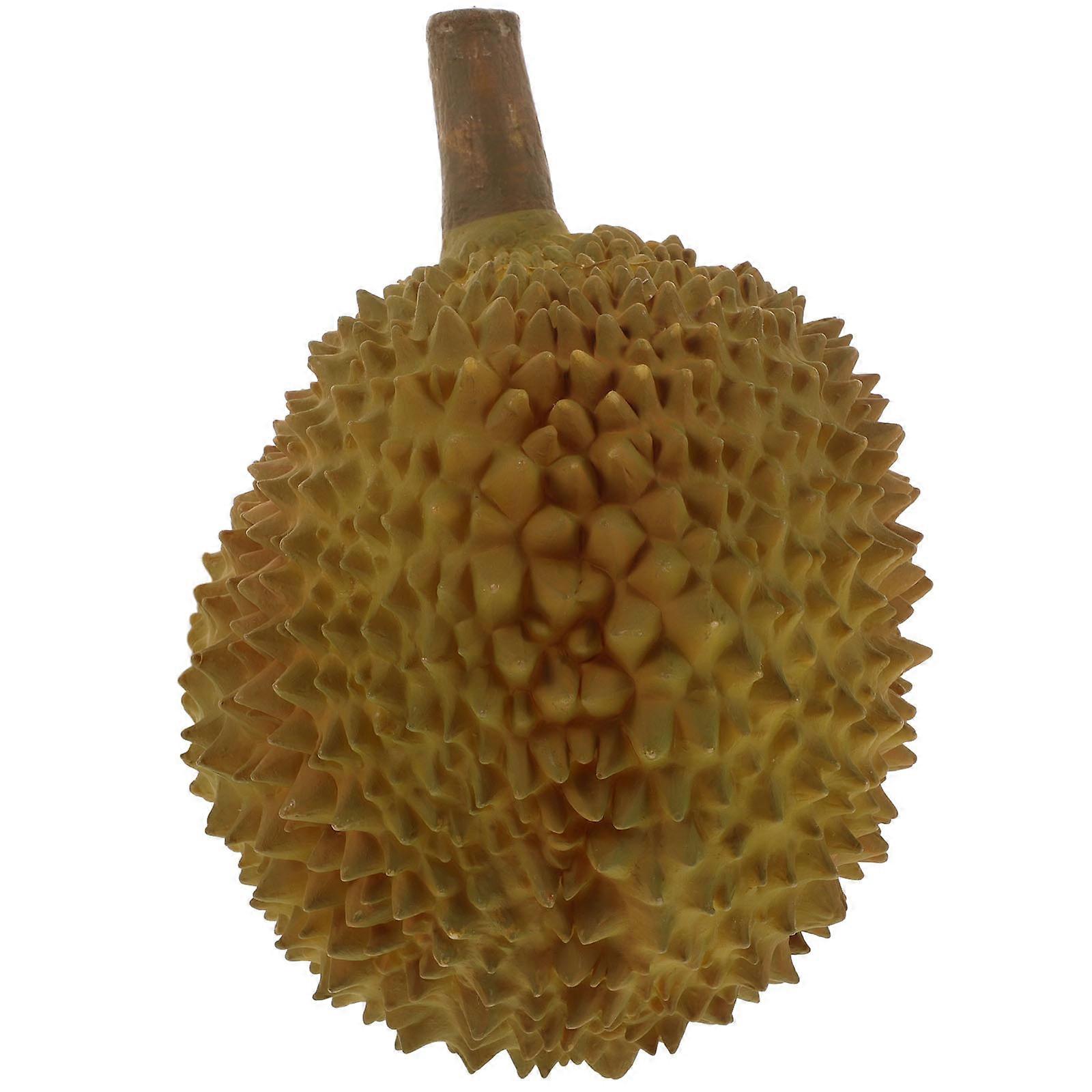 Realistic Durian Model Artificial Fruit for Decoration 2Pcs PVC