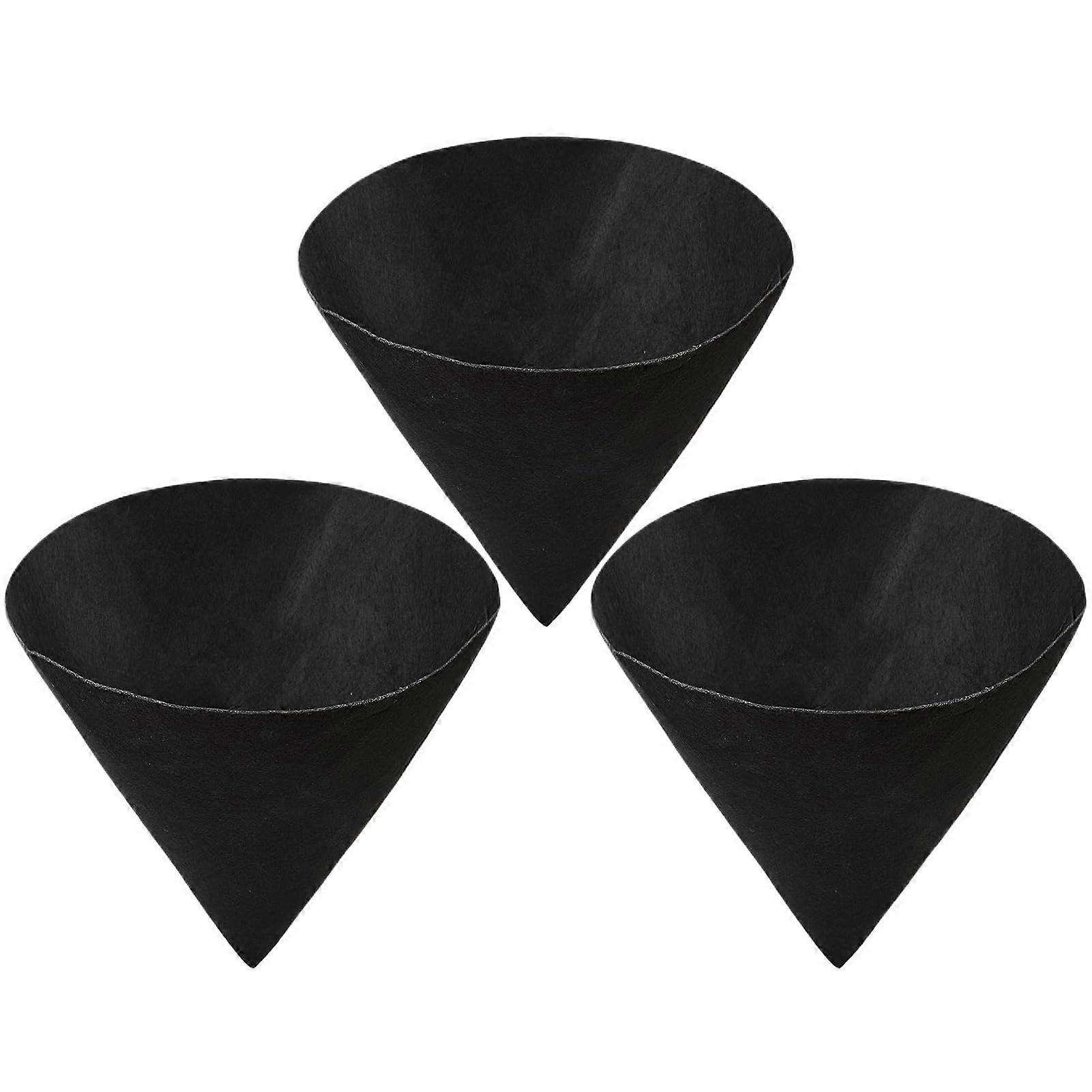 Hanging Basket Liner for Cone Shaped Baskets, 16 Inch Felt Plant Care Liners, Set of 3 for Improved Usability