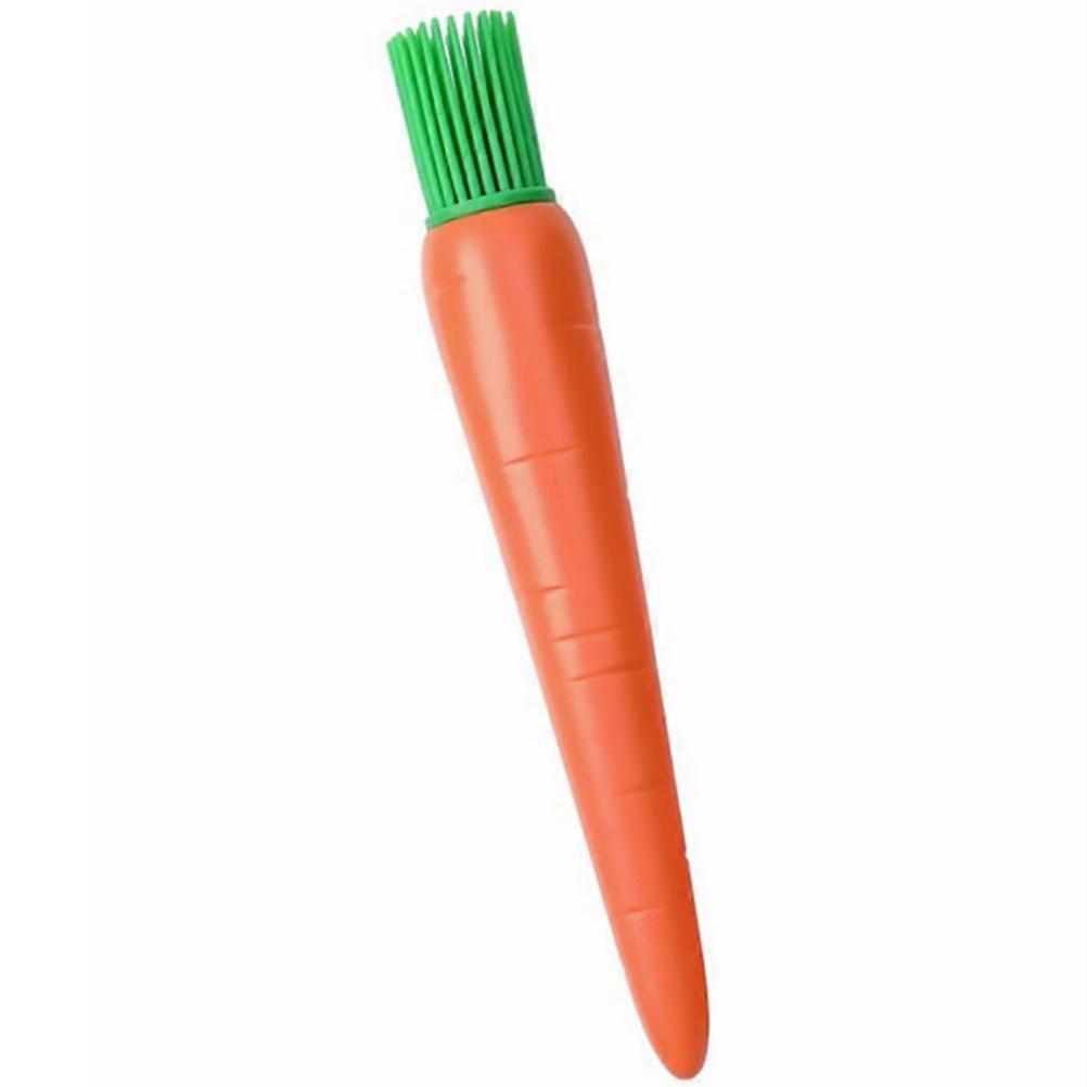 Multi-Functional Carrot Basting Brush for Home Kitchen 3Pcs Orange