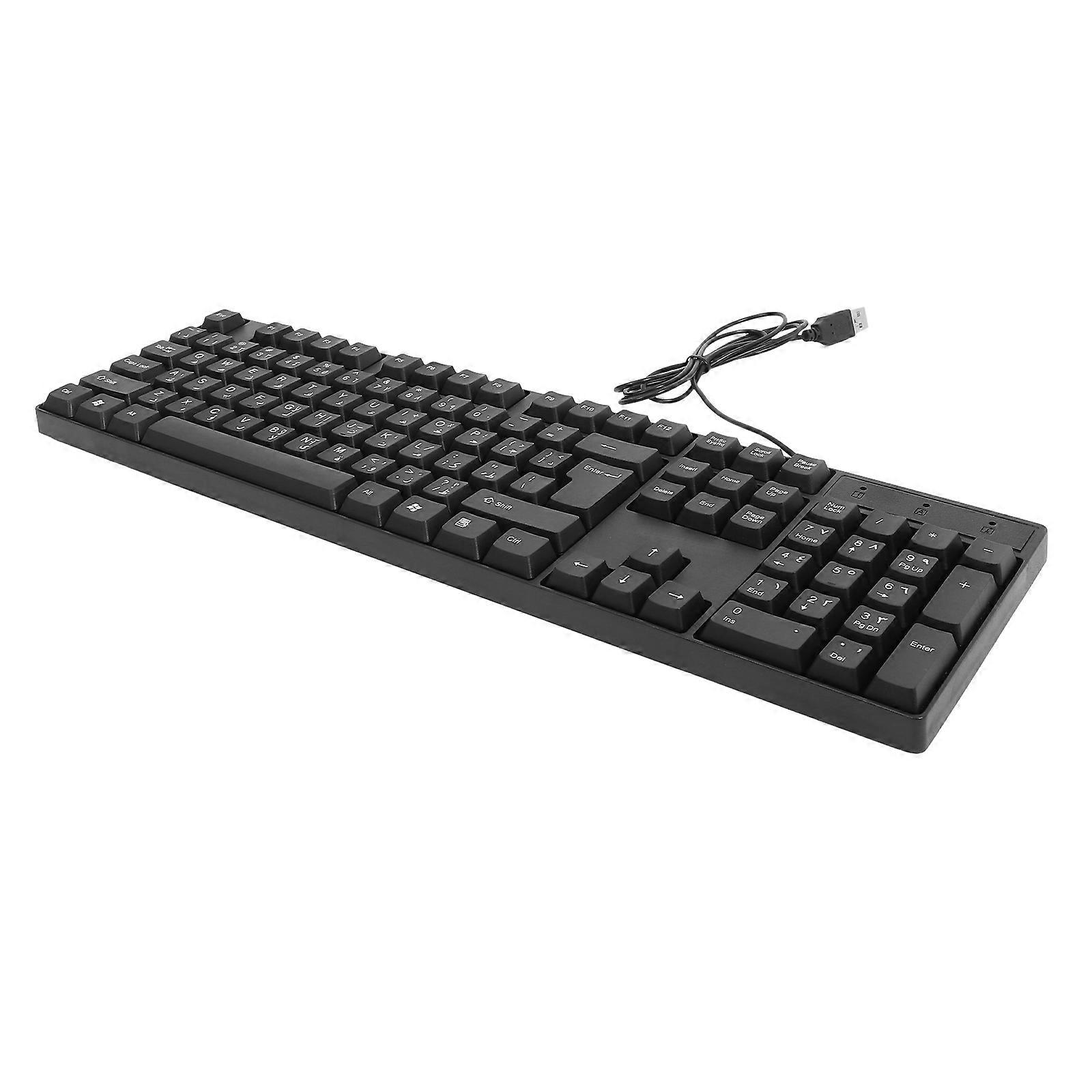 Gaming Keyboard Computer Gaming Keyboard For Laptop Everyday Usage Black 44X13.5X2.5CM Fast Response 1Pcs
