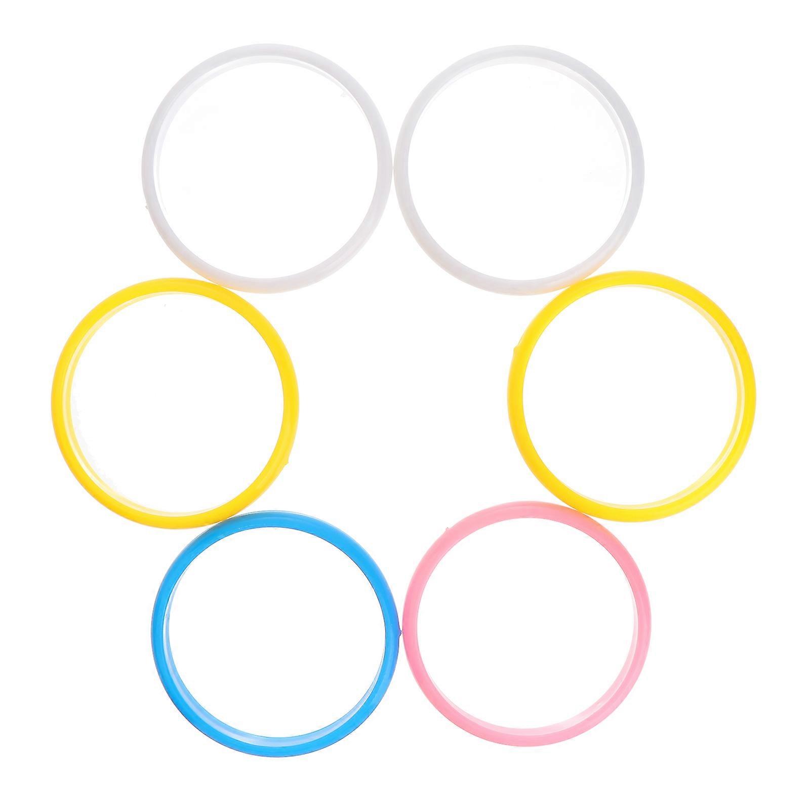 Plastic Bangles for Women Candy Color Bracelets 12Pcs Set