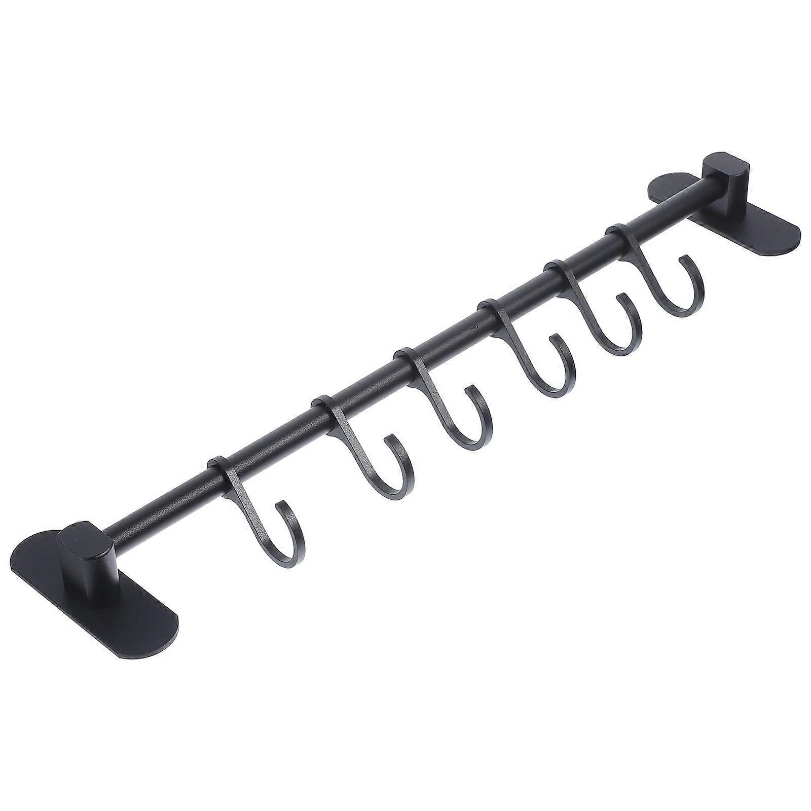 Kitchenware Hanging Rack with 6 Hooks for Kitchen Tools 3Pcs Wall-Mounted Holder